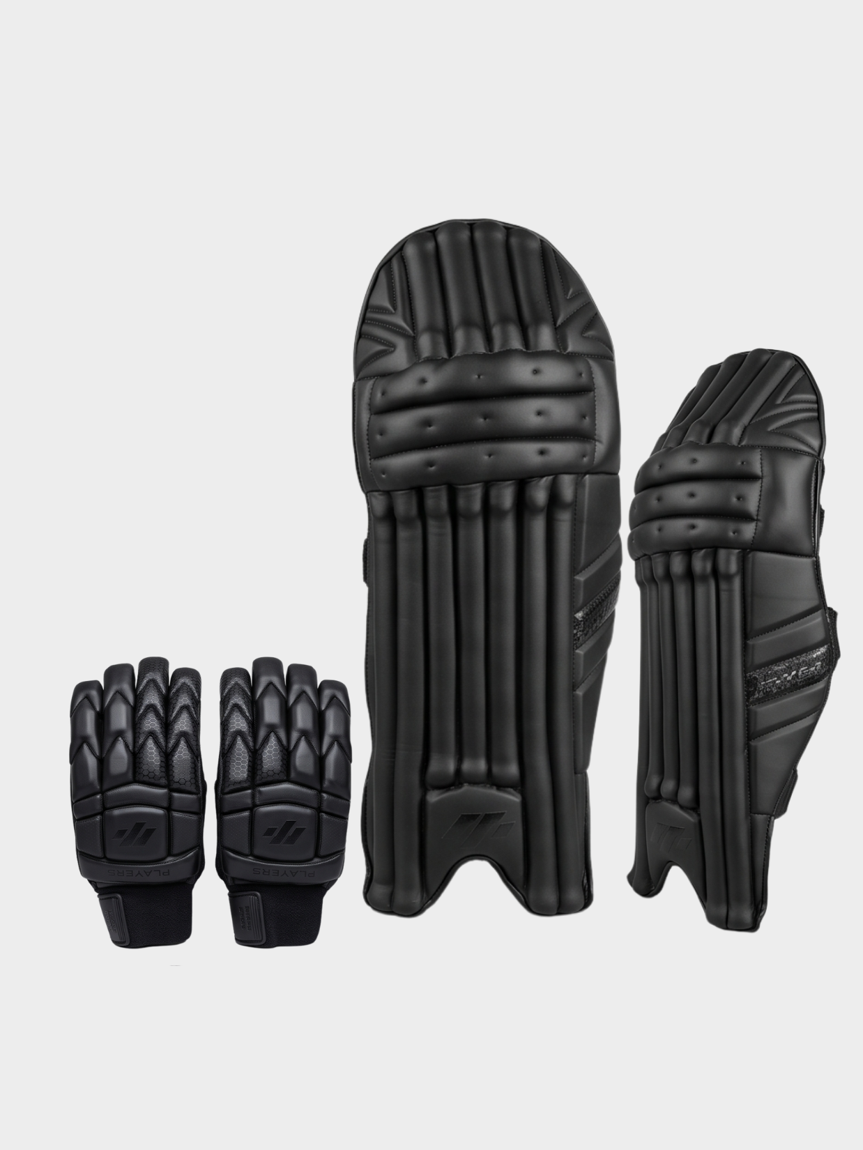MCG Players Edition Black Combo – Batting Pads + Gloves