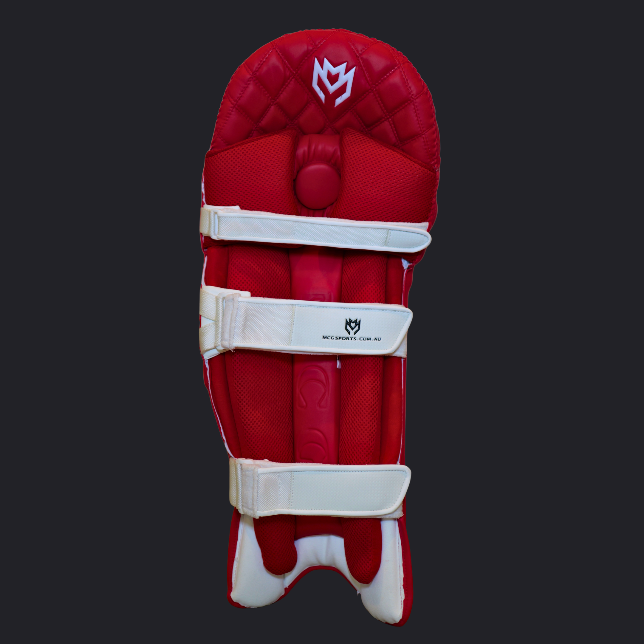Image of Pro Players Cricket Batting Pads - Red
