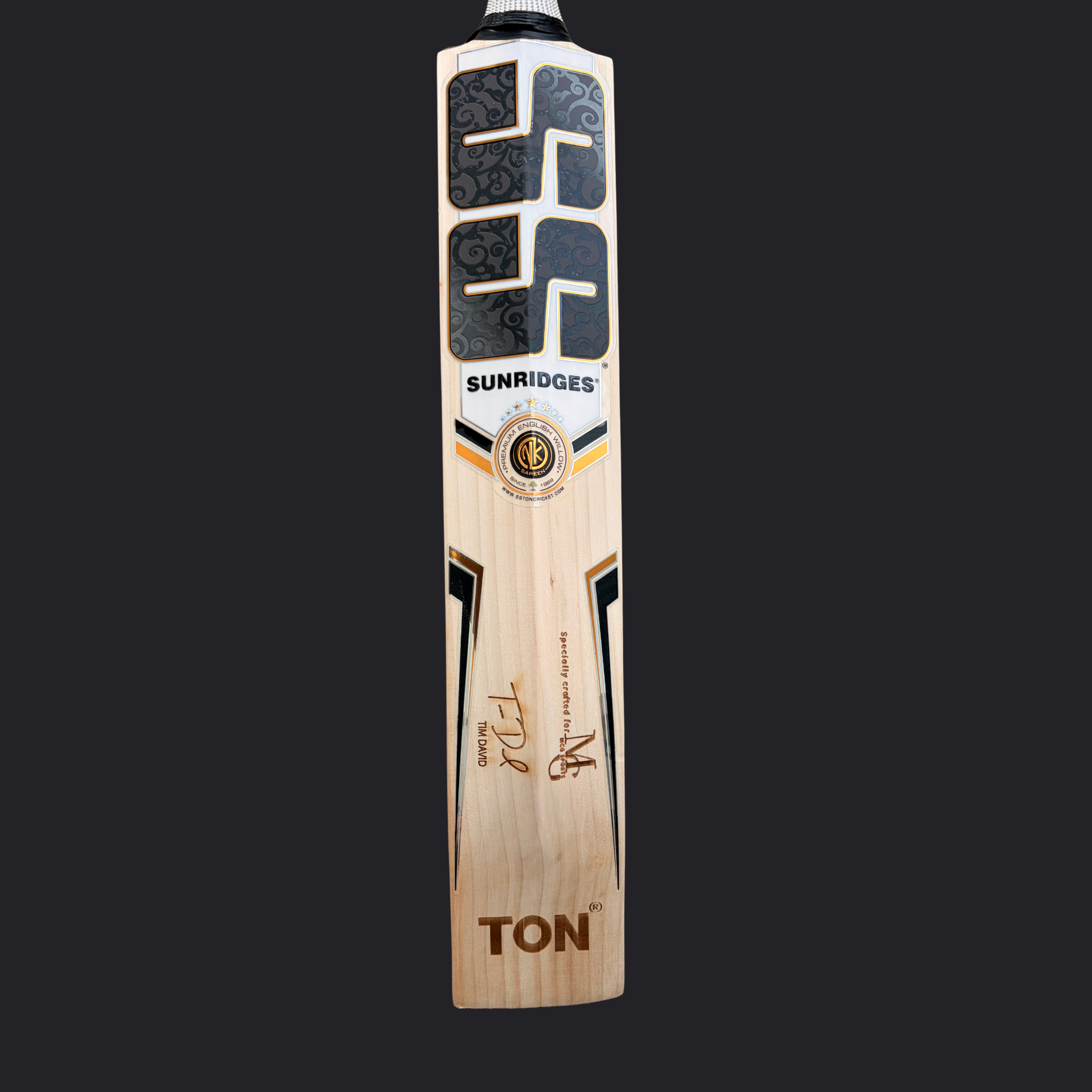 Image of SS - Tim David Players Edition Cricket Bat- SH
