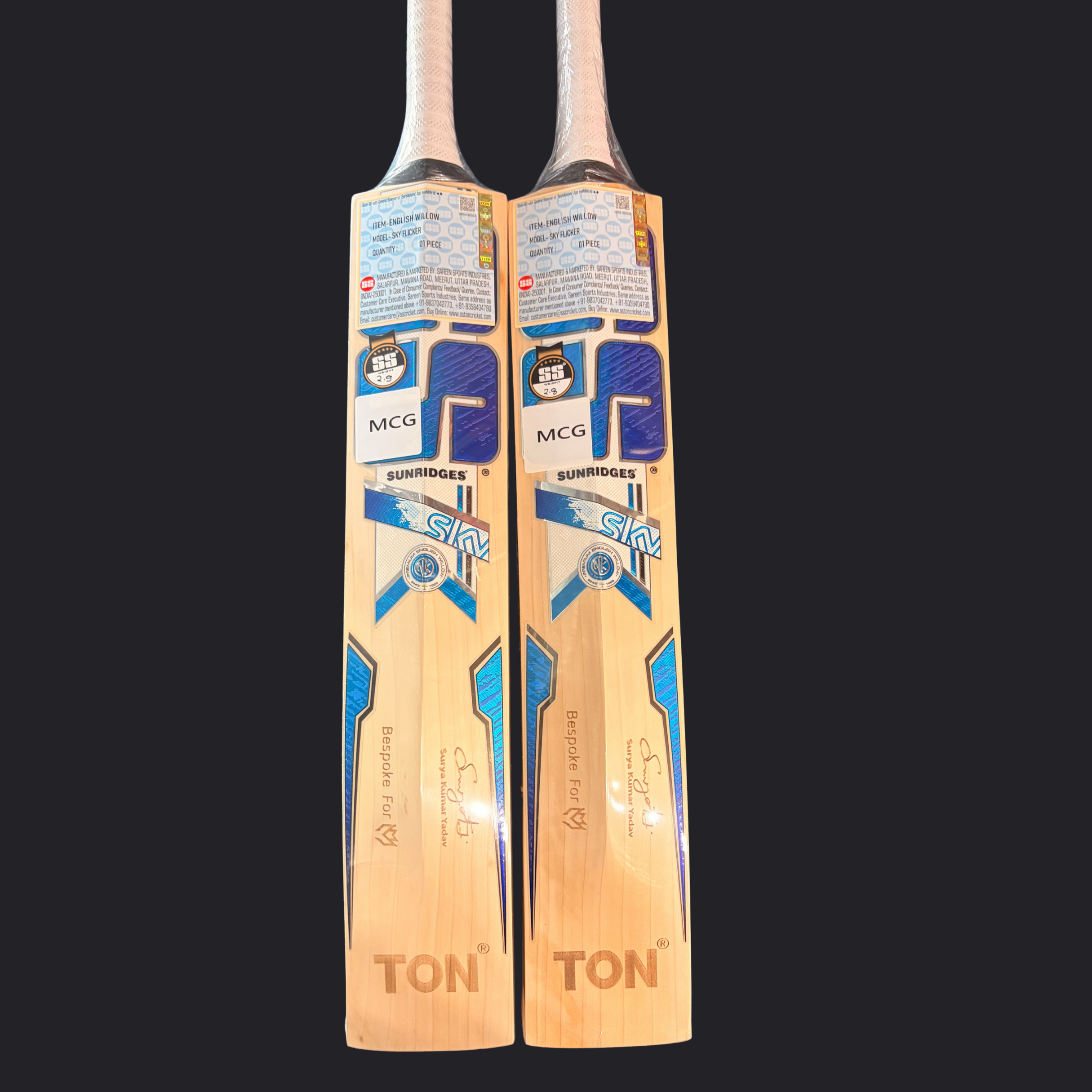 Image of SS - SKY Flicker GRADE-1 Cricket Bat - SH