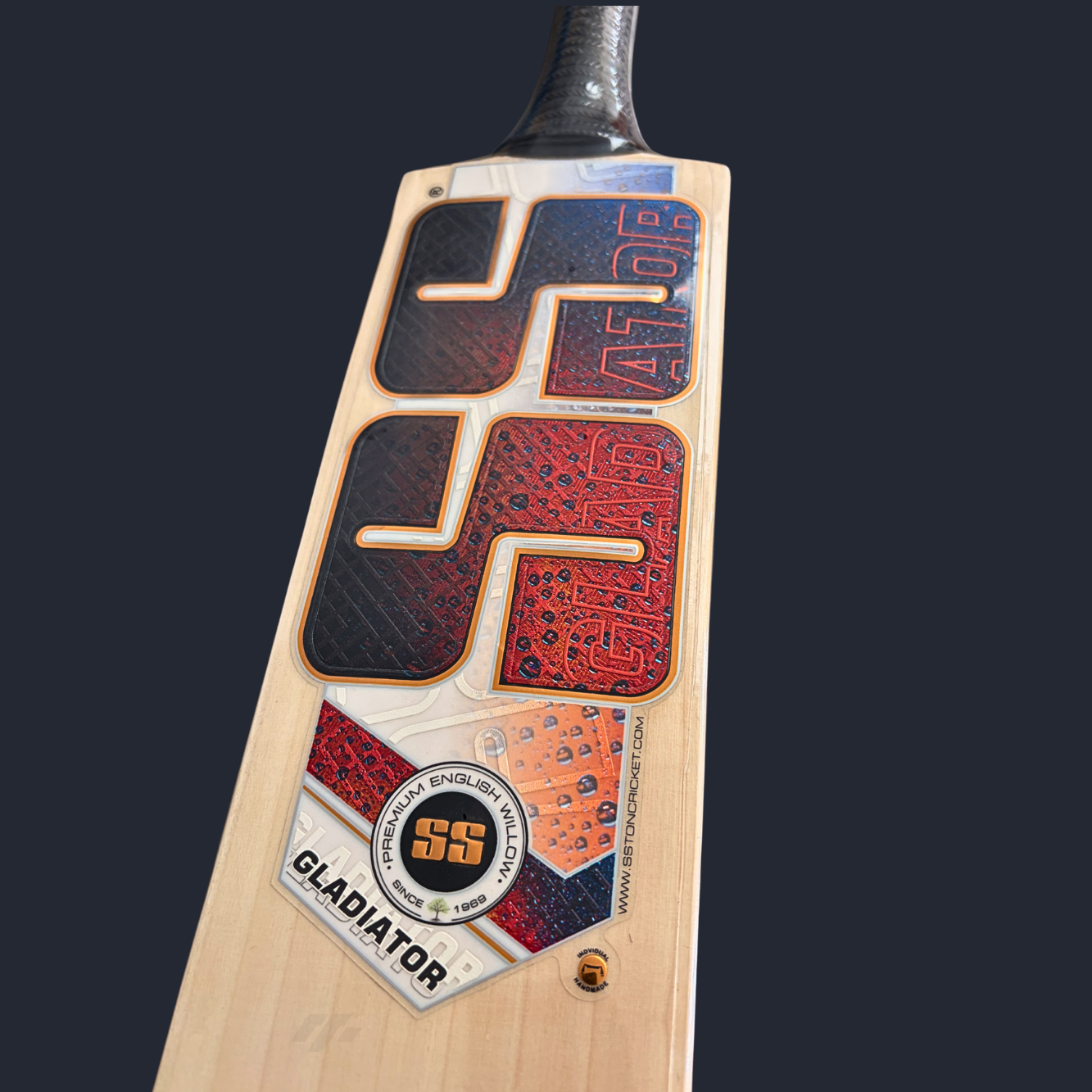 SS - Gladiator English Willow Cricket Bat - SH