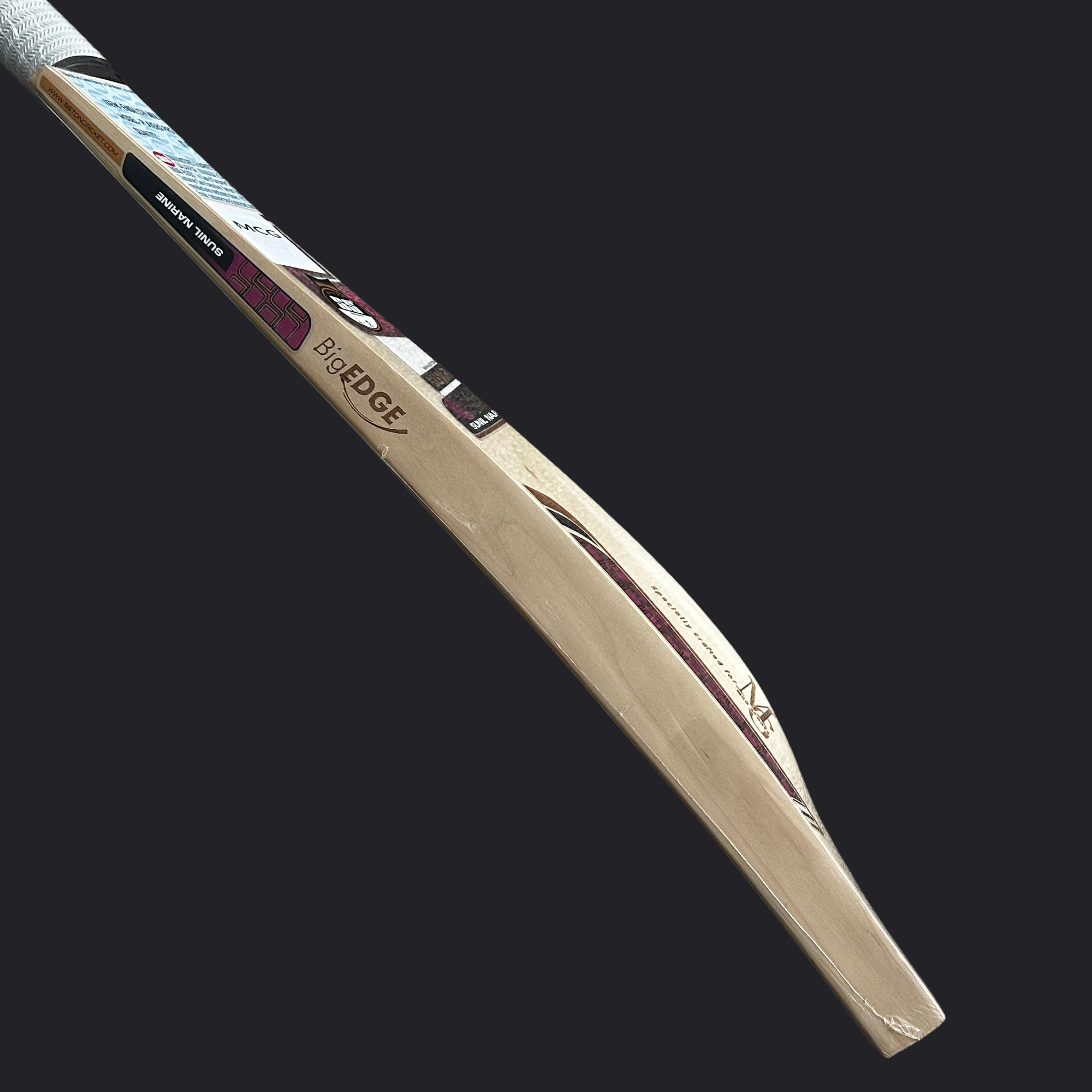 SS Sunil Narine SH Cricket Bat | Grade 1 English Willow