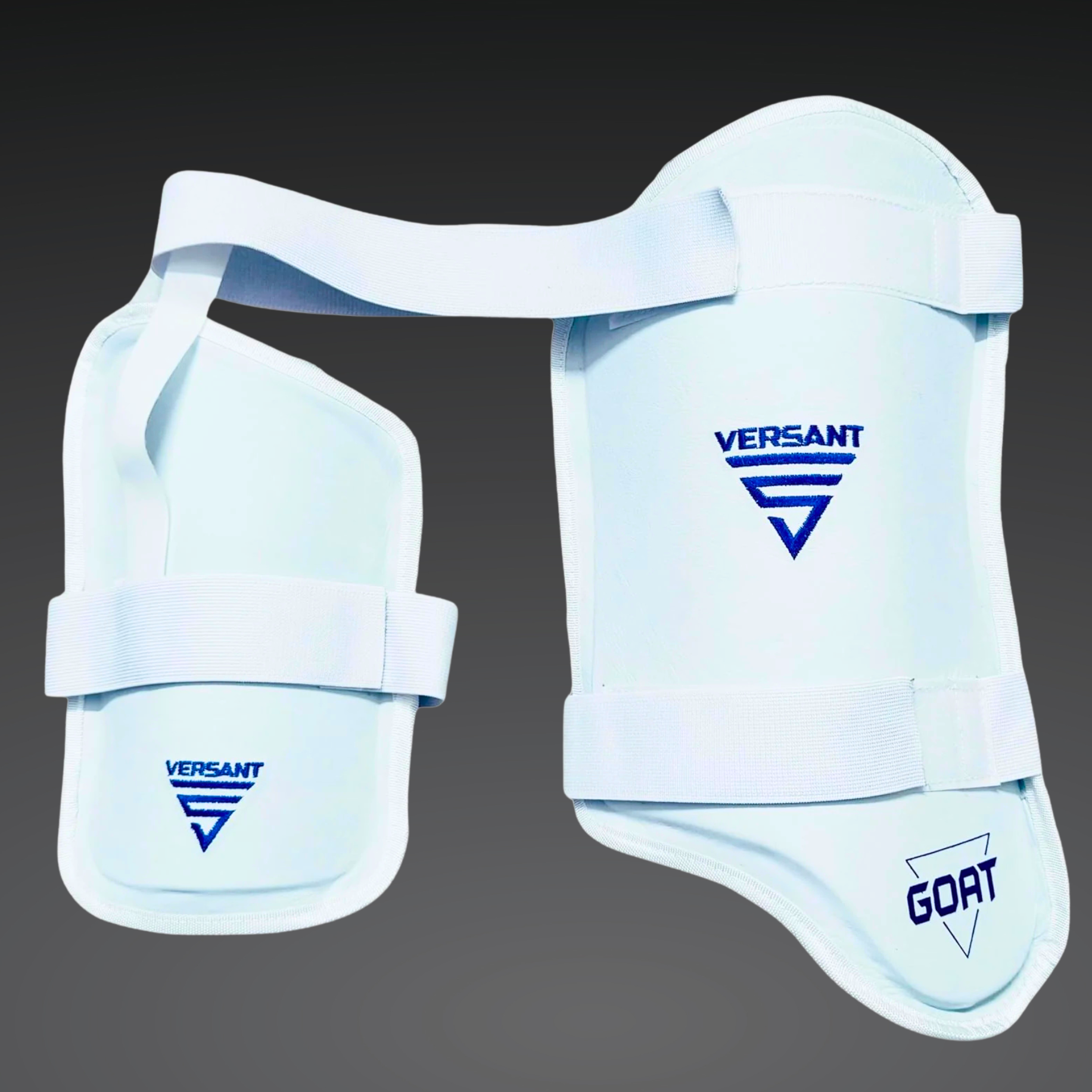 Versant OG Players Cricket Thigh Pad – DTO Tech Foam | Premium Leather Front | CutFit Adjustable Straps