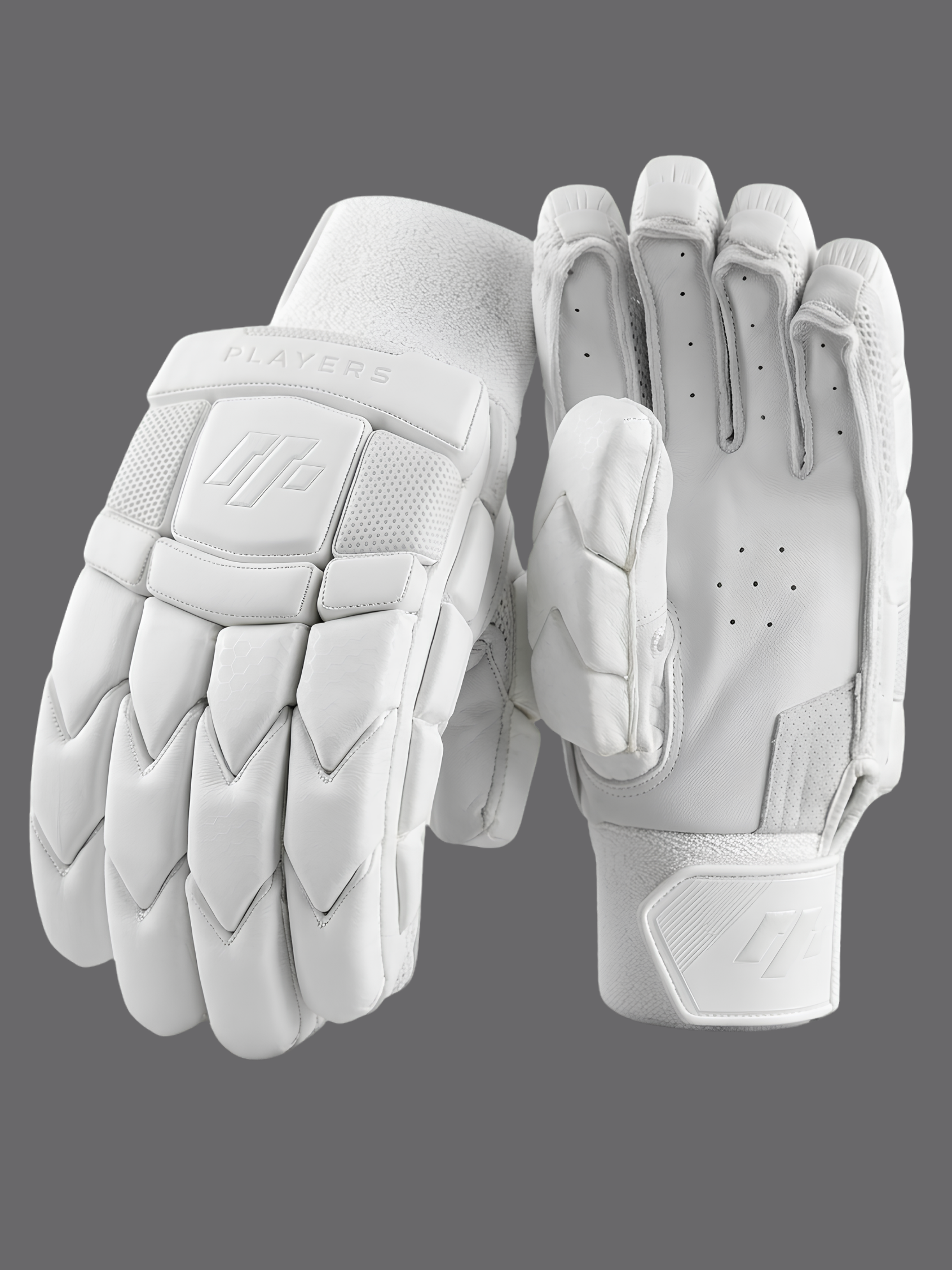MCG Sports 2026 Players Edition Cricket Batting Gloves – White