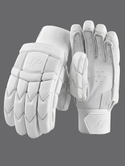 MCG Sports 2026 Players Edition Cricket Batting Gloves – White