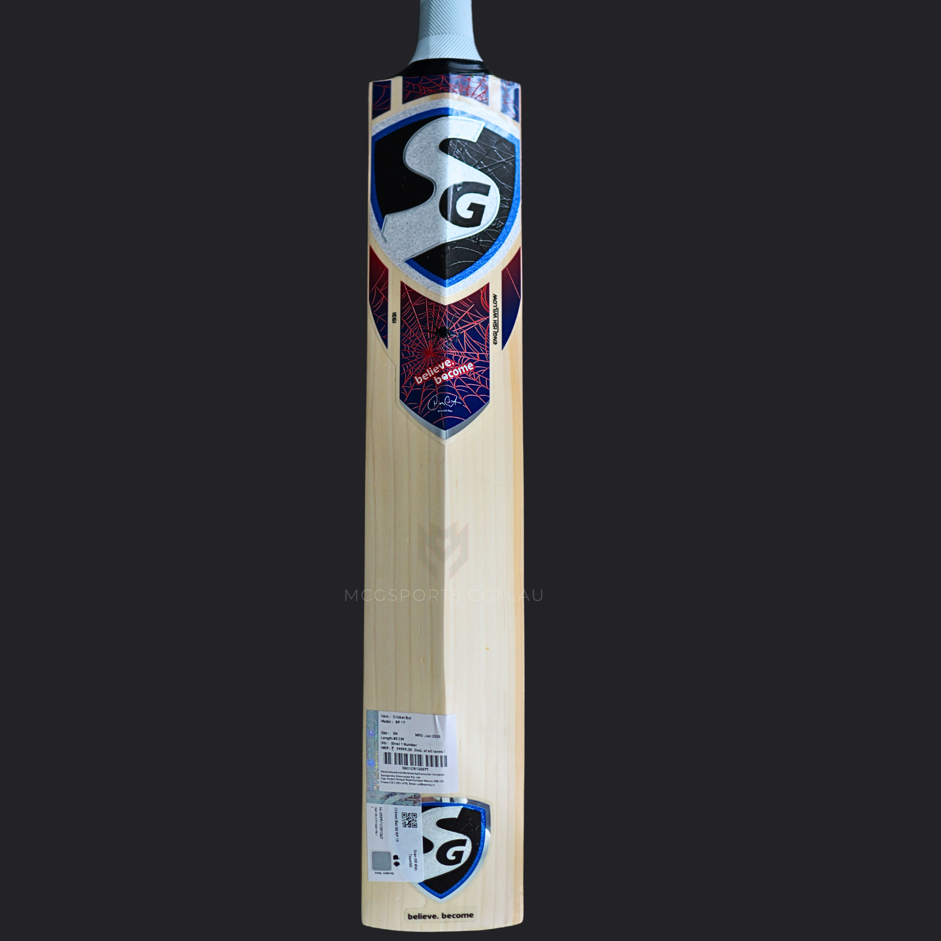 SG - RP 17 (Rishabh Pant) English Willow Cricket Bat - SH