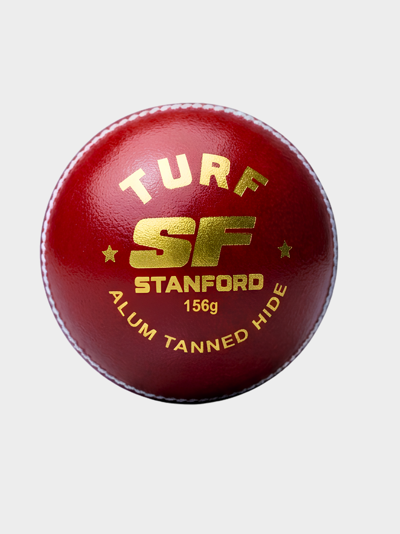 SF 2-Piece Cricket Ball – Red (Top Quality Leather)