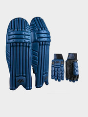 MCG Players Edition Navy Combo – Batting Pads + Gloves