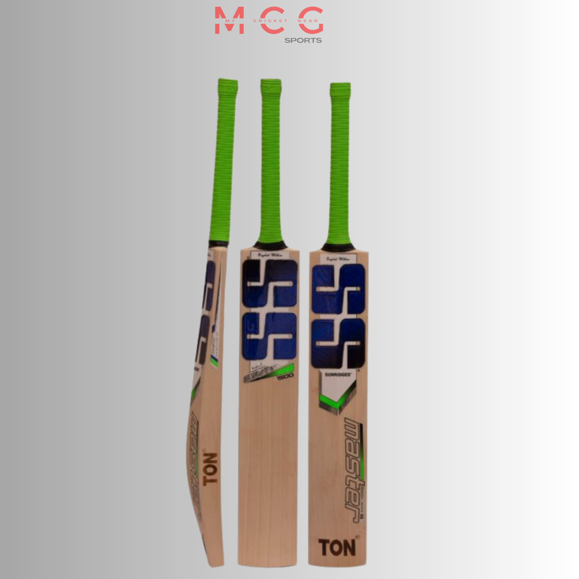Image of SS Master 1500 English Willow Cricket Bat - SH