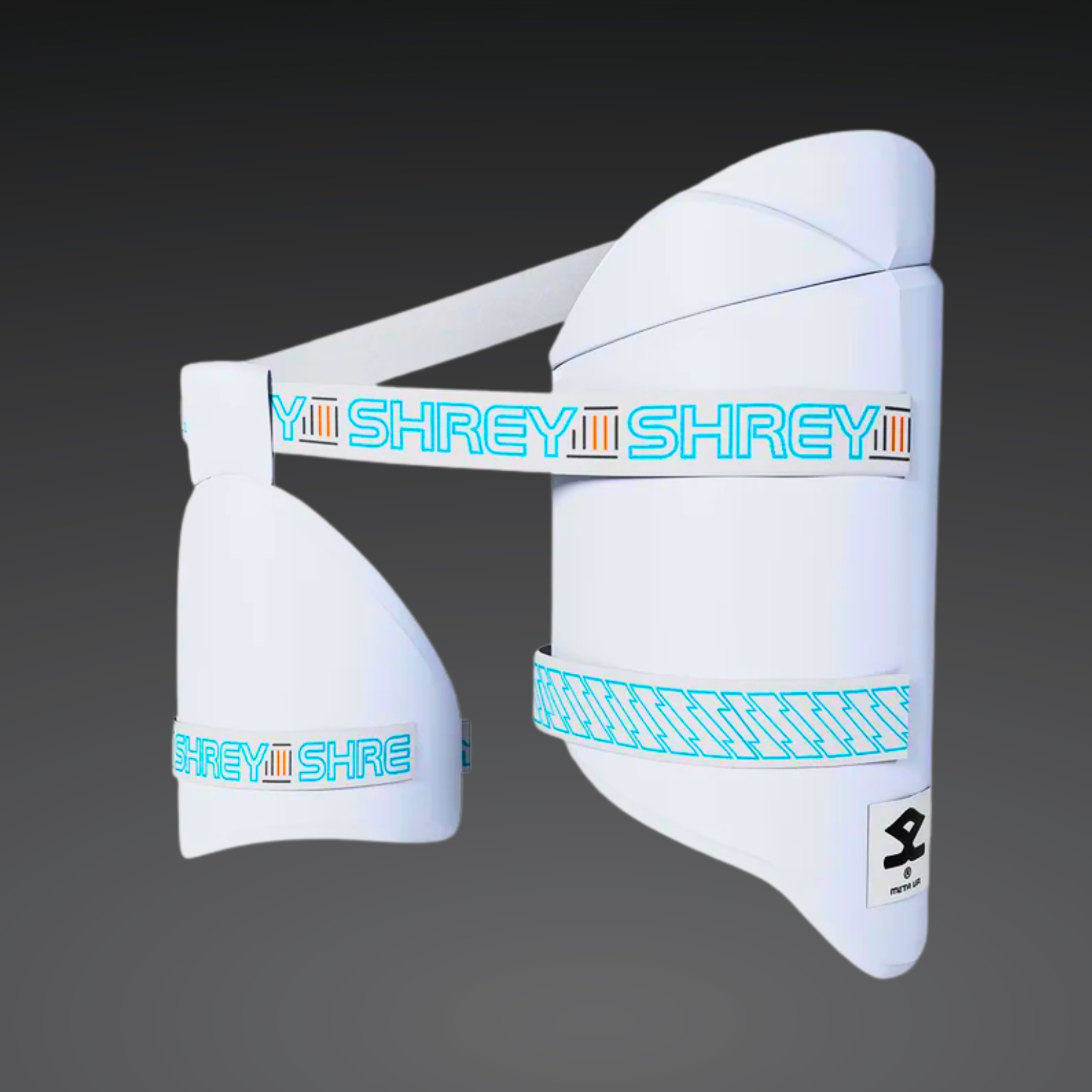 Shrey Meta VR Cricket Thigh Guard – Dual Shield 3D Ergonomic | Adjustable Straps | Elite Protection
