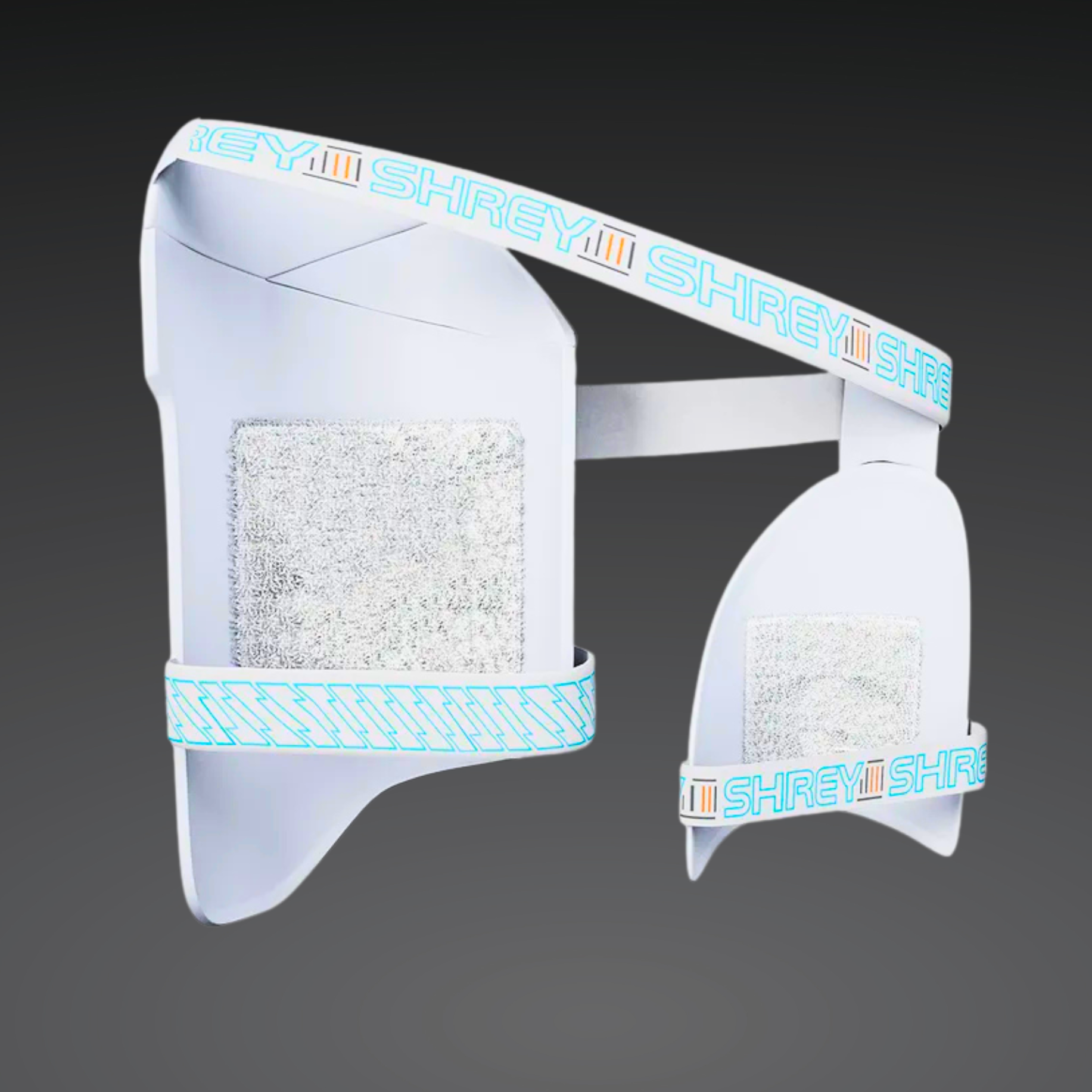 Shrey Meta VR Cricket Thigh Guard – Dual Shield 3D Ergonomic | Adjustable Straps | Elite Protection