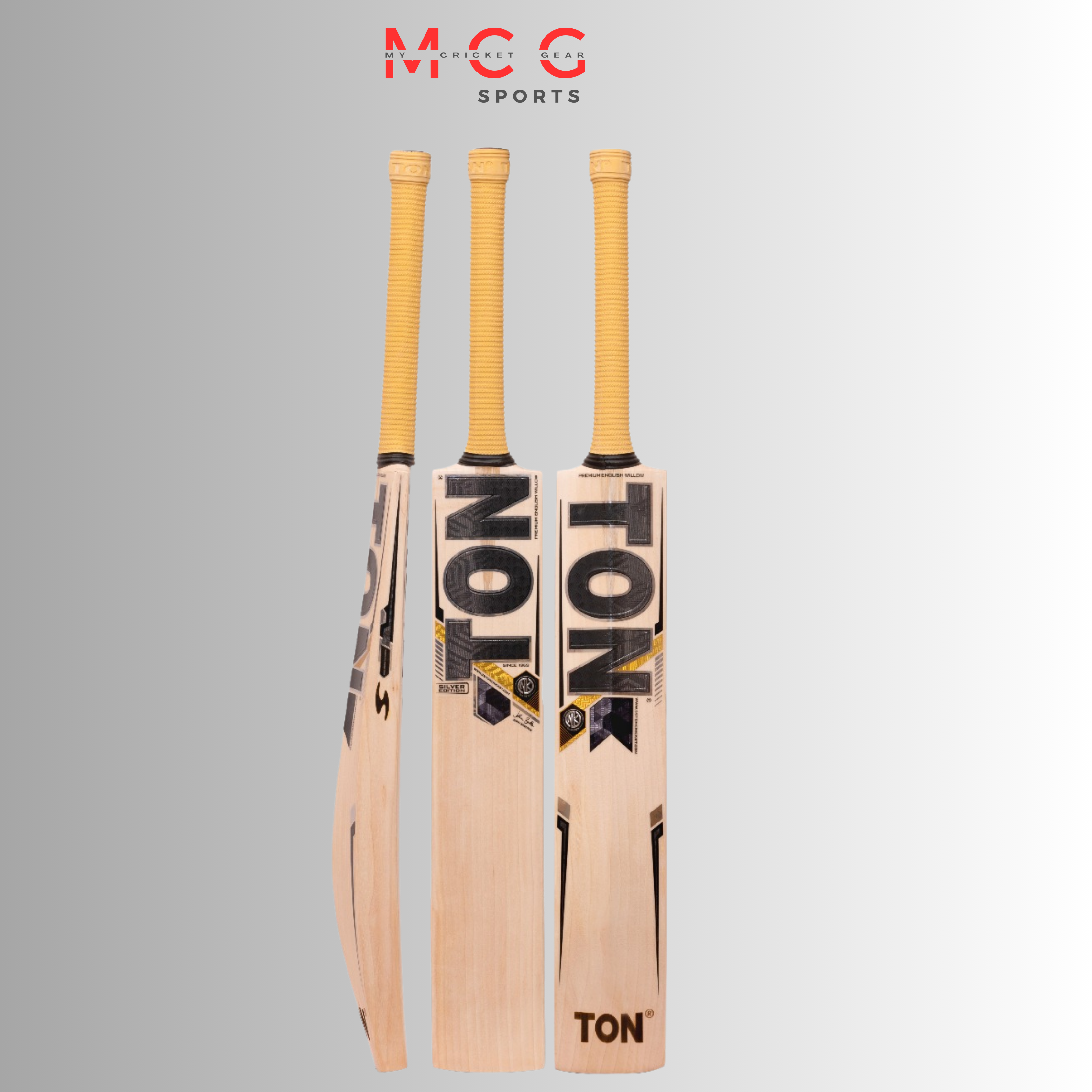 Image of TON Silver Edition English Willow Cricket Bat