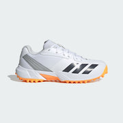 Adidas 22YDS Spikeless cricket shoes in white - side view
