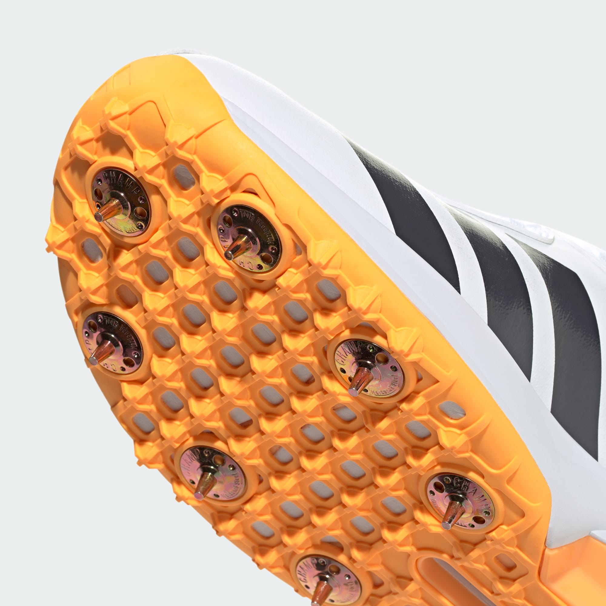 Adidas 22YDS Spike cricket shoes - heel detail