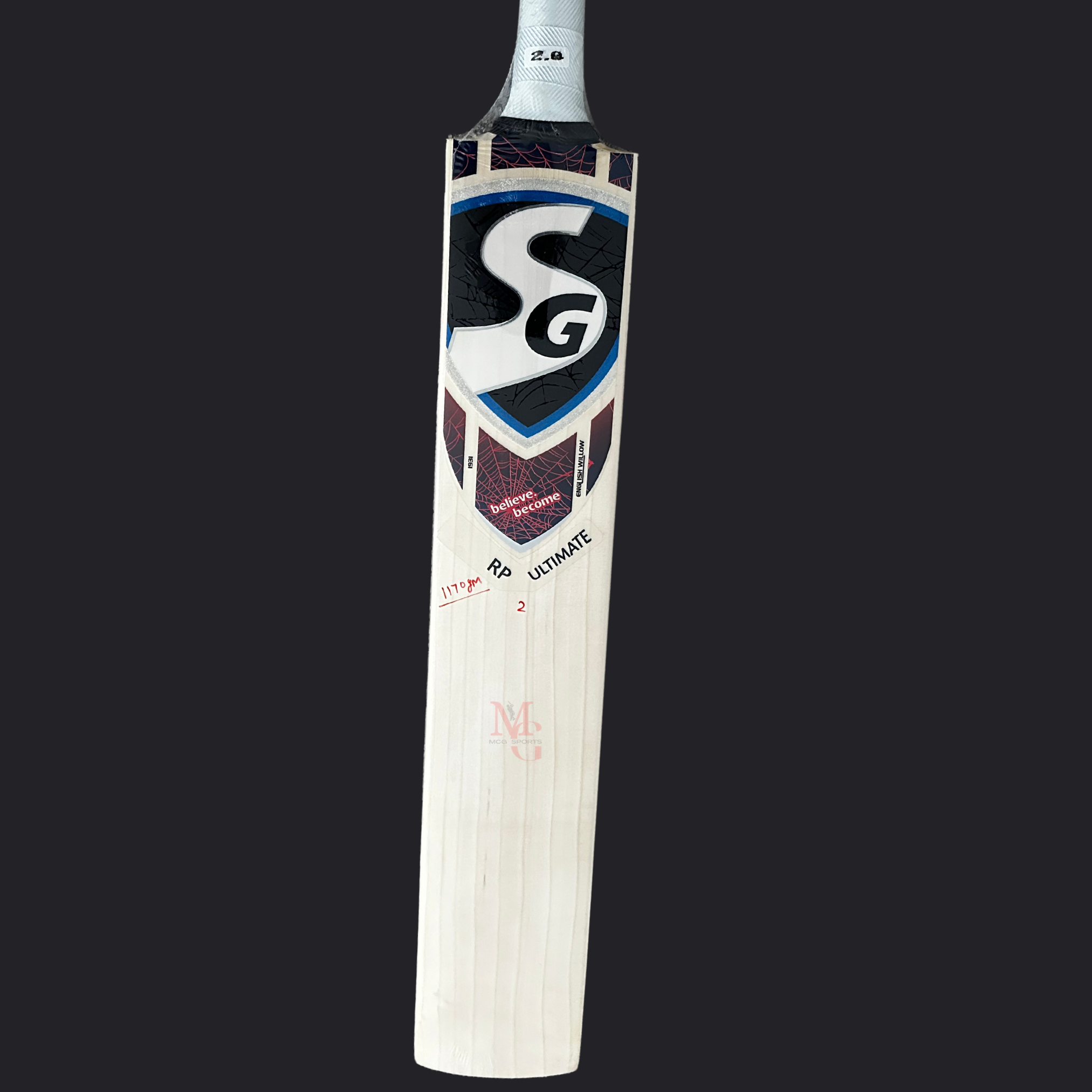 Image of SG - RP Ultimate English Willow Cricket Bat (Rishabh Pant Series)