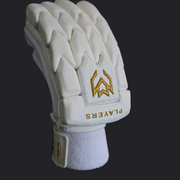 Players Edition Batting Gloves - White & Gold