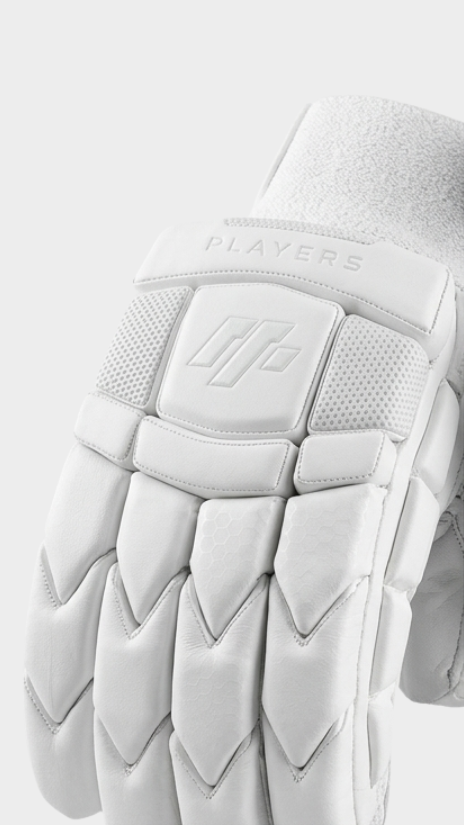 MCG Sports 2026 Players Edition Cricket Batting Gloves – White
