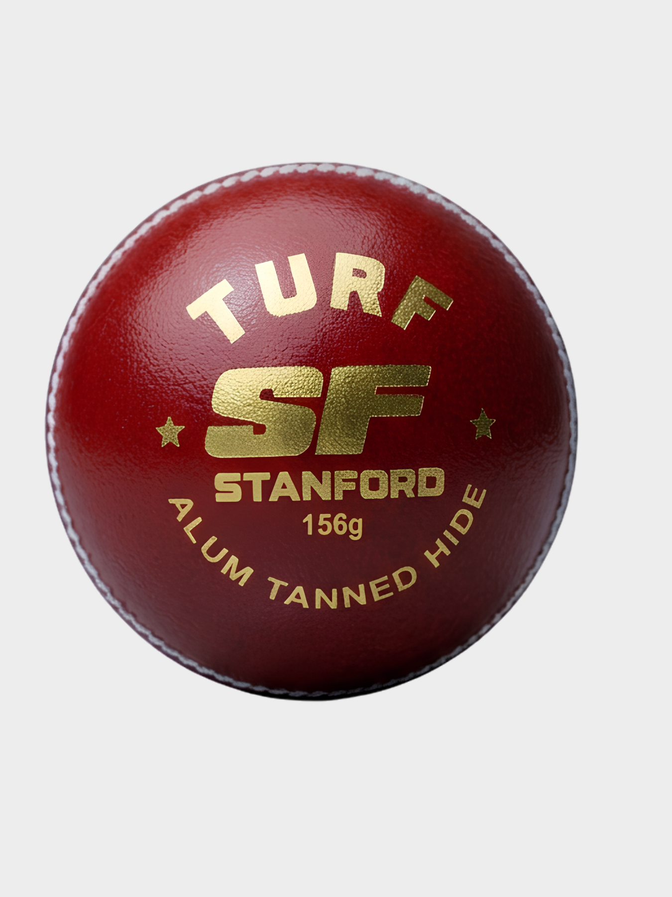 SF 2-Piece Cricket Ball – Red (Top Quality Leather)