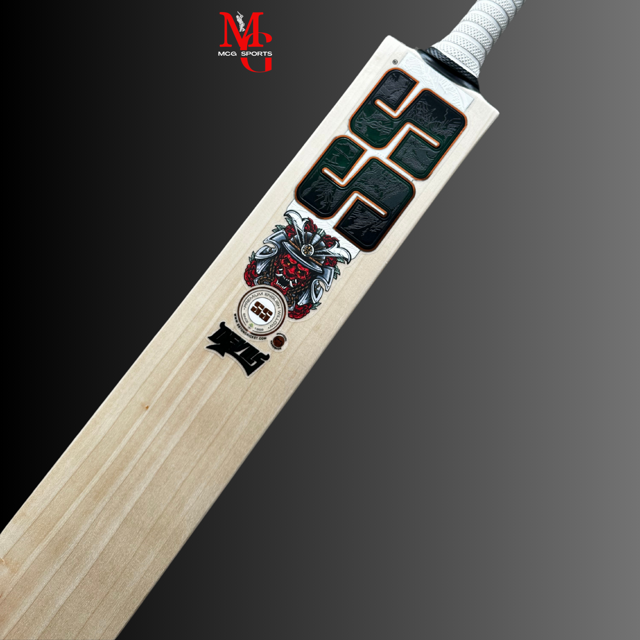 Ss Green Bat Sticker SS - Devils Green Cricket Bat – MCG Sports
