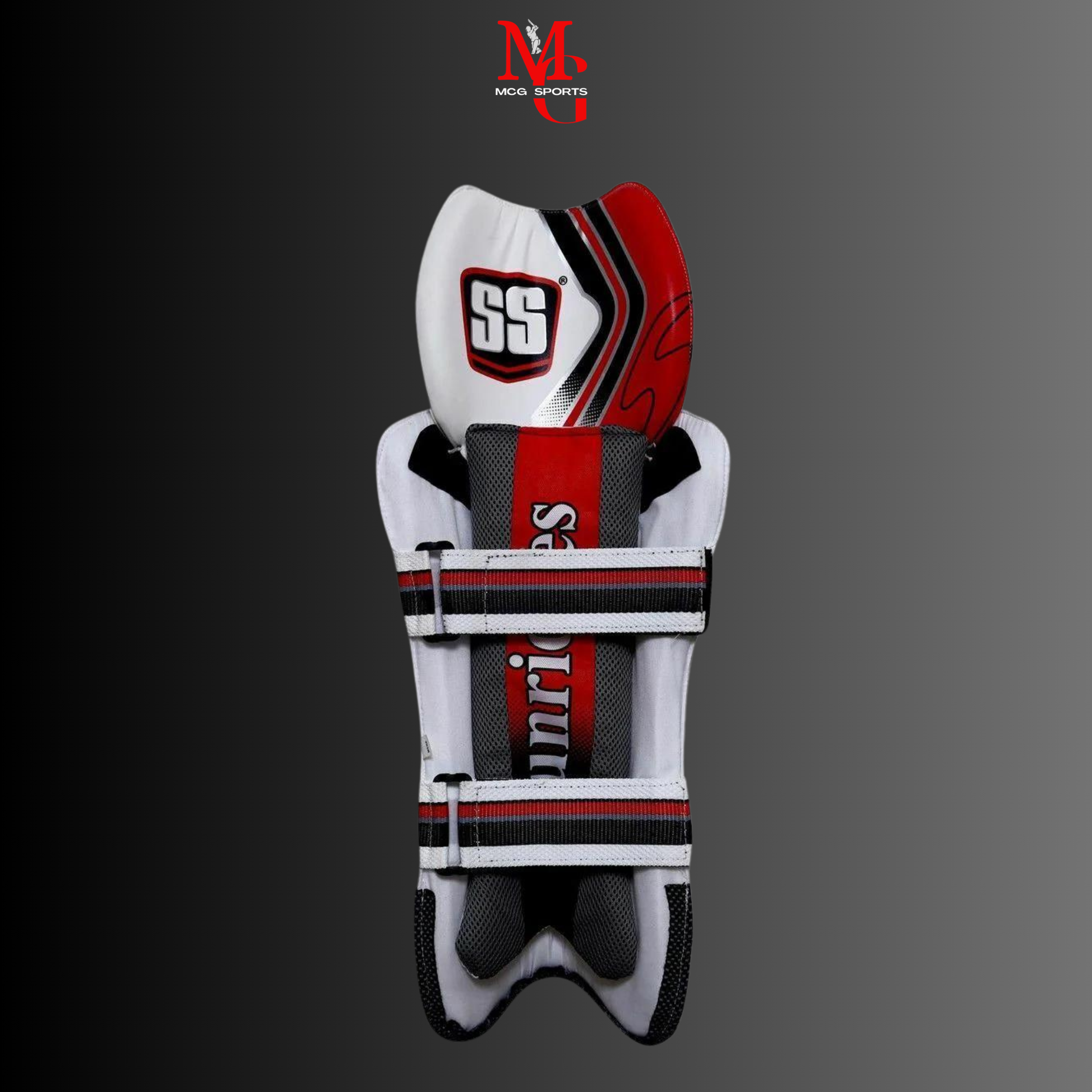Image of SS Dragon Moulded Wicket Keeping Leg Guards - Adult