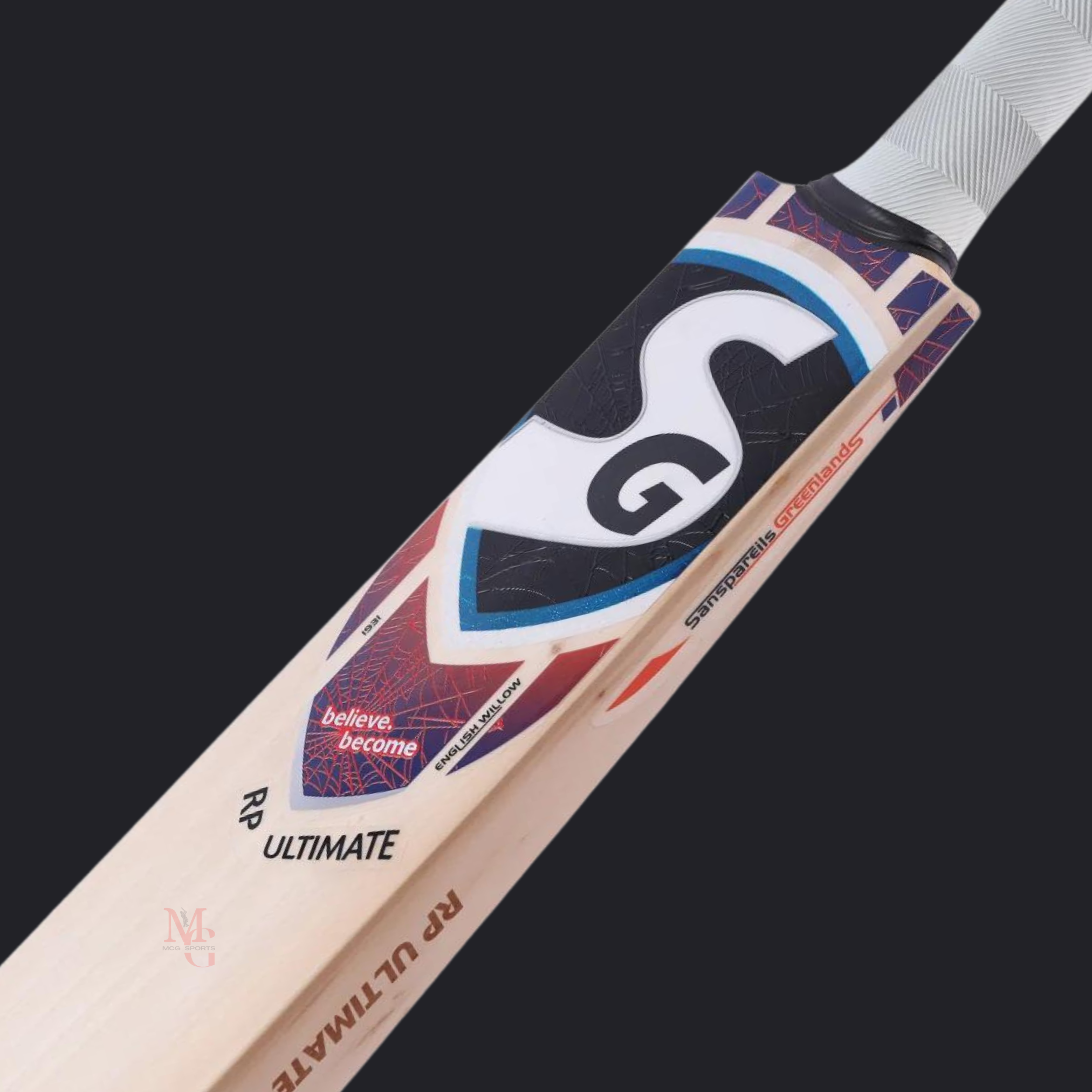 SG - RP Ultimate English Willow Cricket Bat (Rishabh Pant Series)