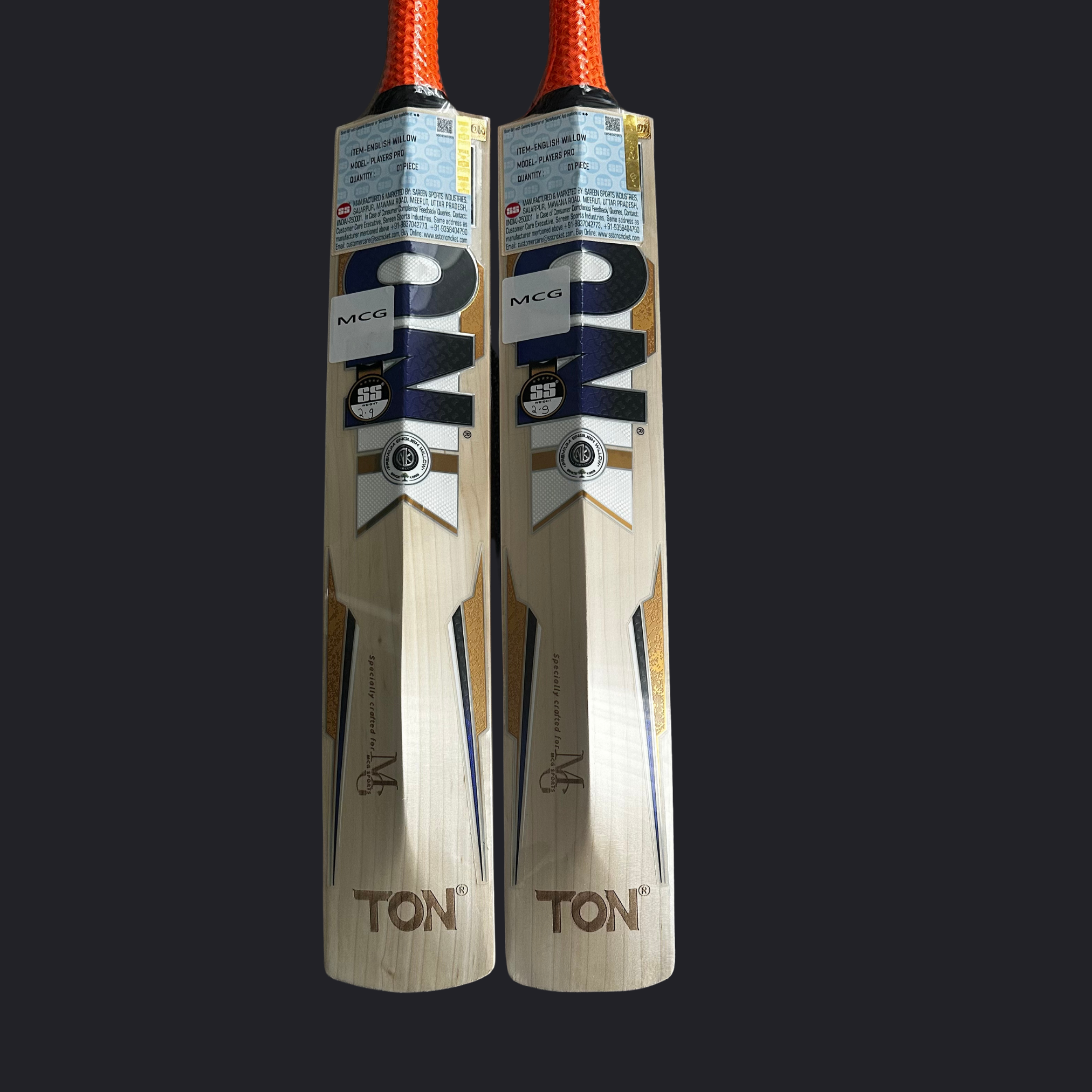 SS MS Dhoni Pro Players Cricket Bat – The Finisher’s Choice - SH