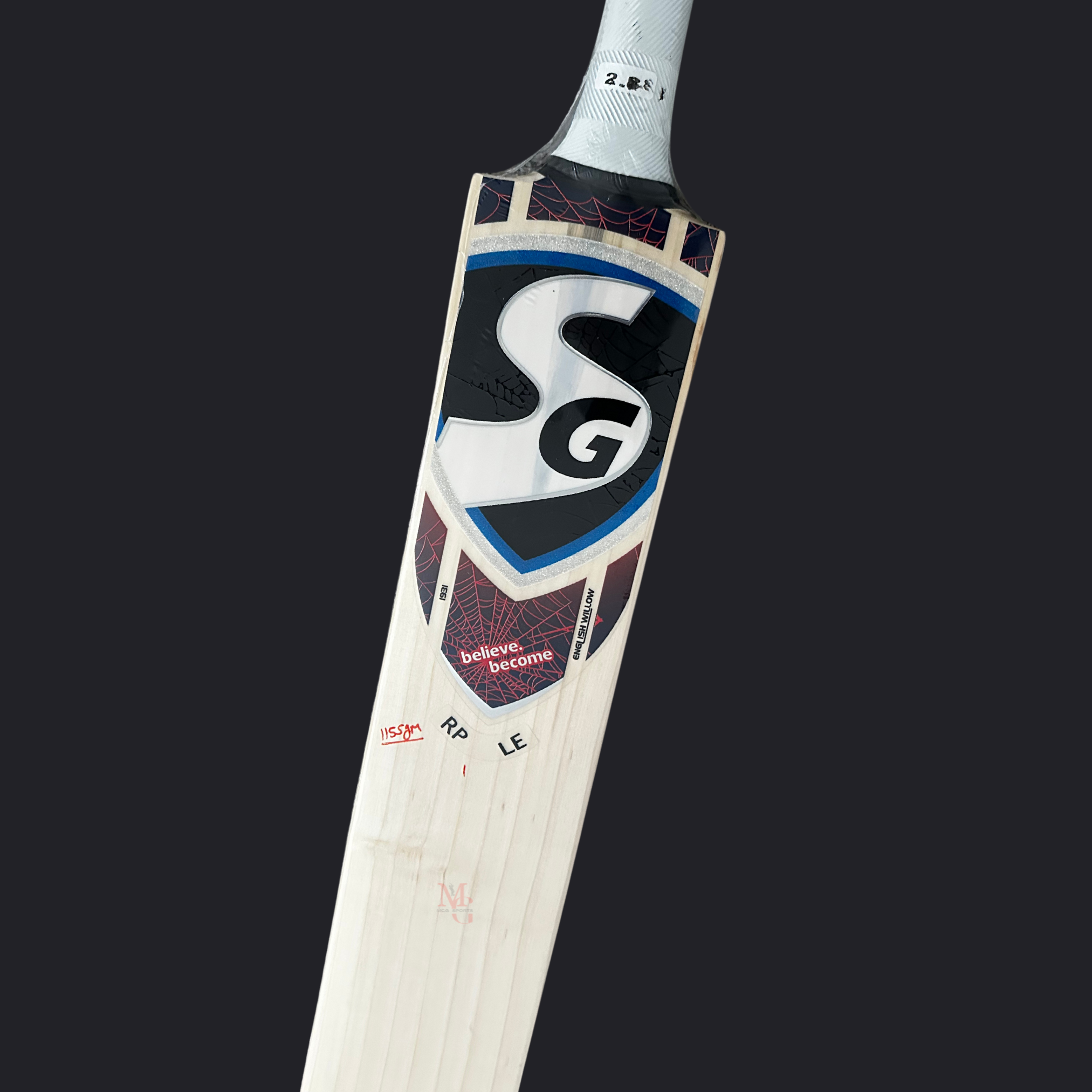 SG - RP LE English Willow Cricket Bat (Rishabh Pant Series)