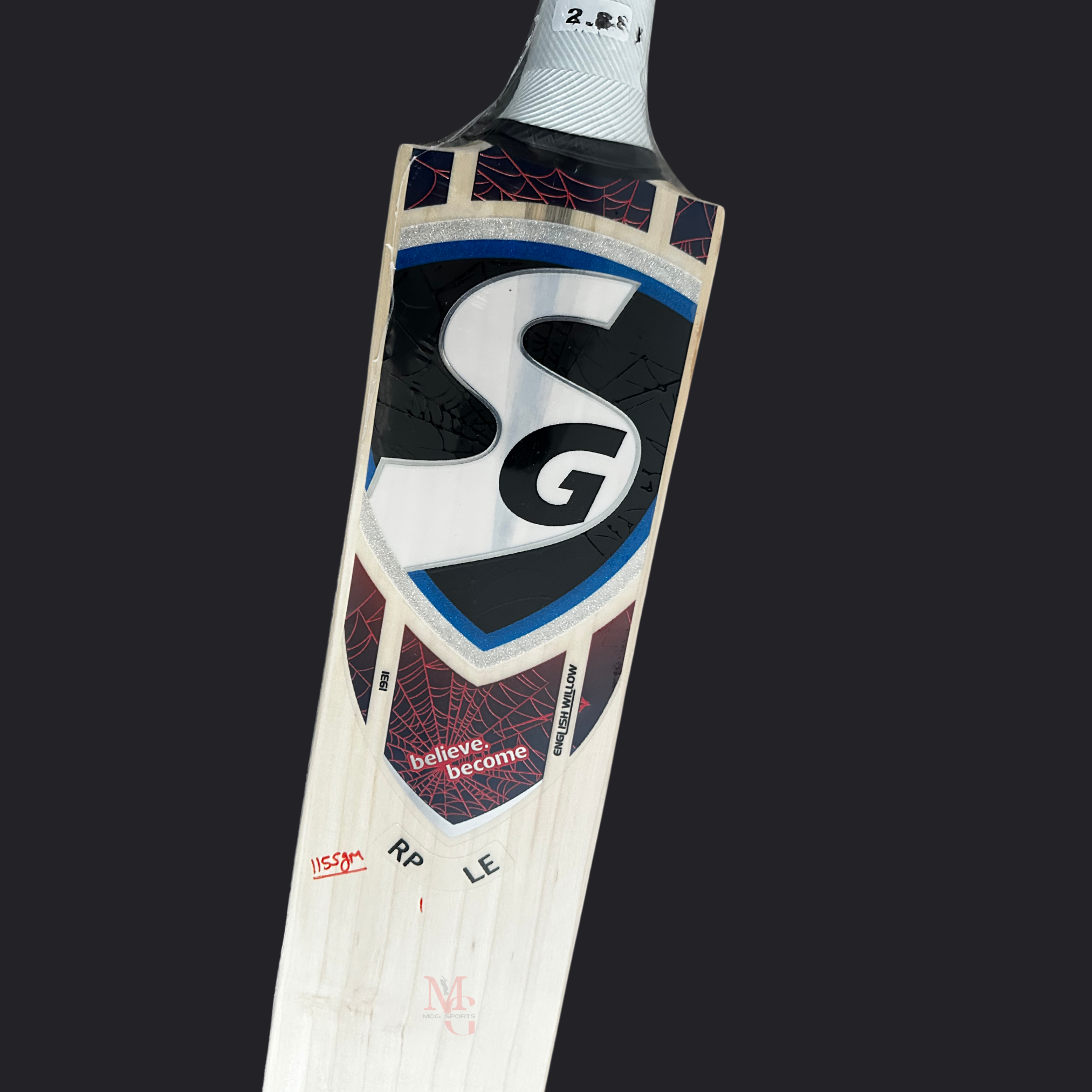 SG - RP LE English Willow Cricket Bat (Rishabh Pant Series)