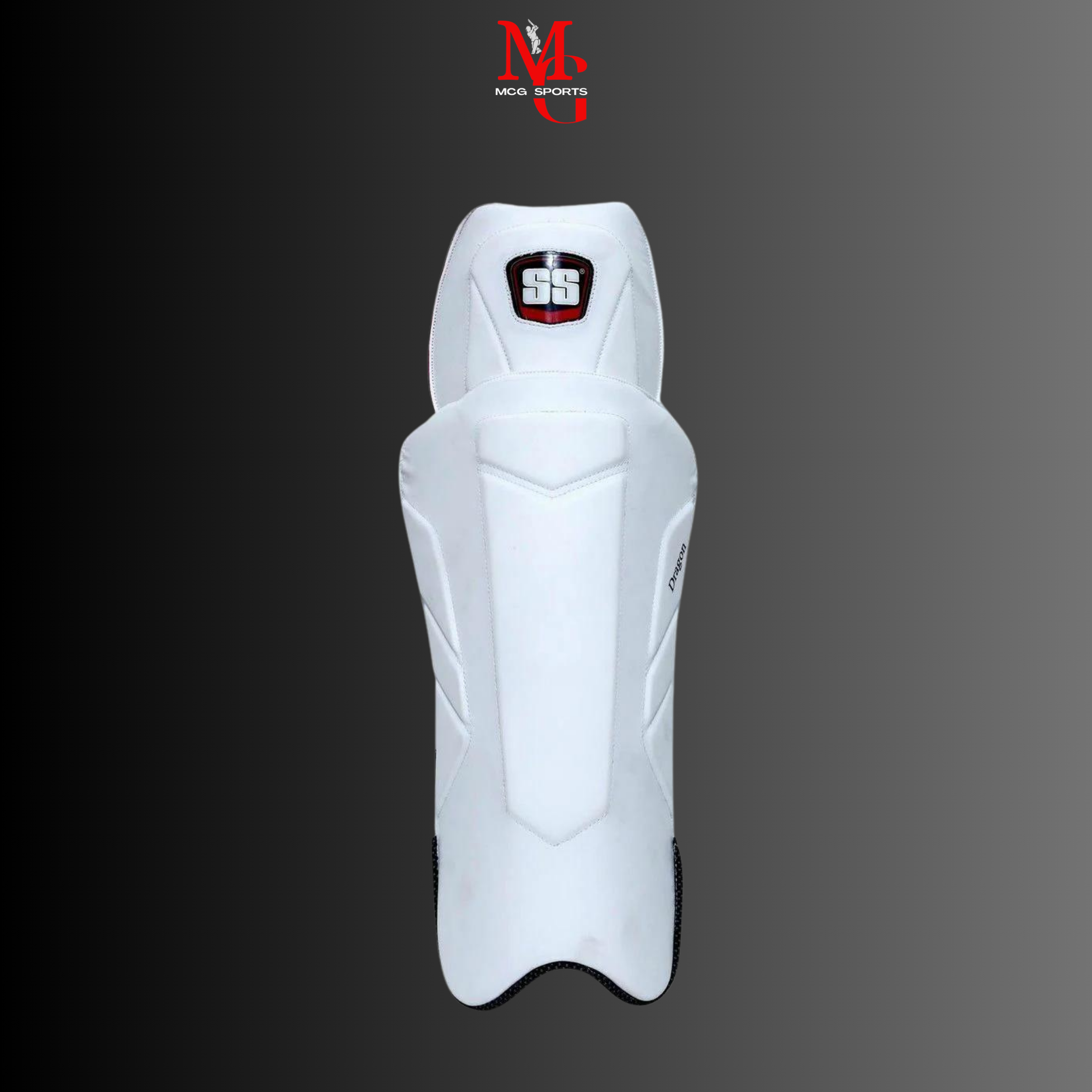 Image of SS Dragon Moulded Wicket Keeping Leg Guards - Adult