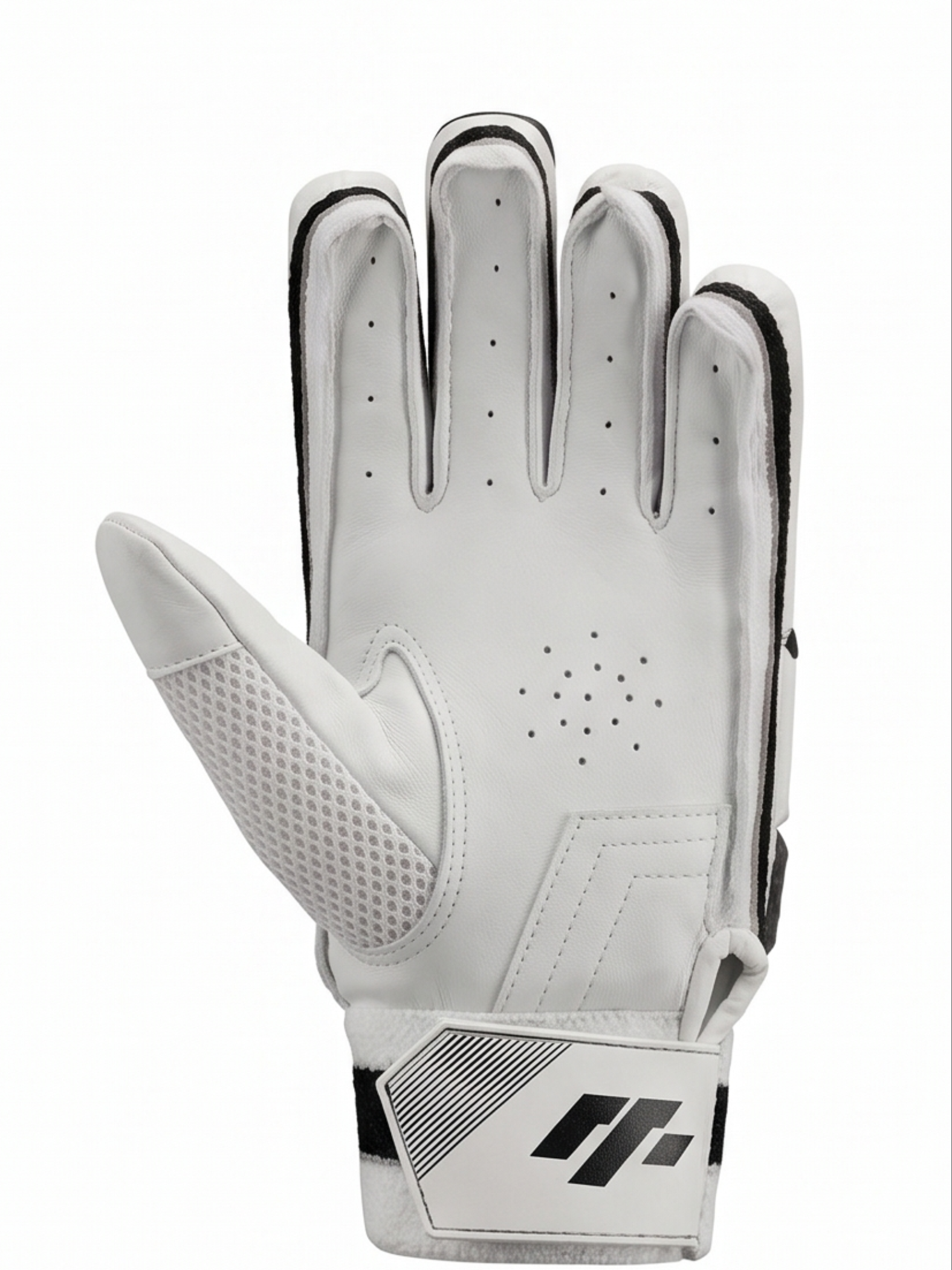 MCG Sports THRIVE Junior Cricket Batting Gloves – Reinforced Fingers, Soft Leather Palm, Mesh Ventilation