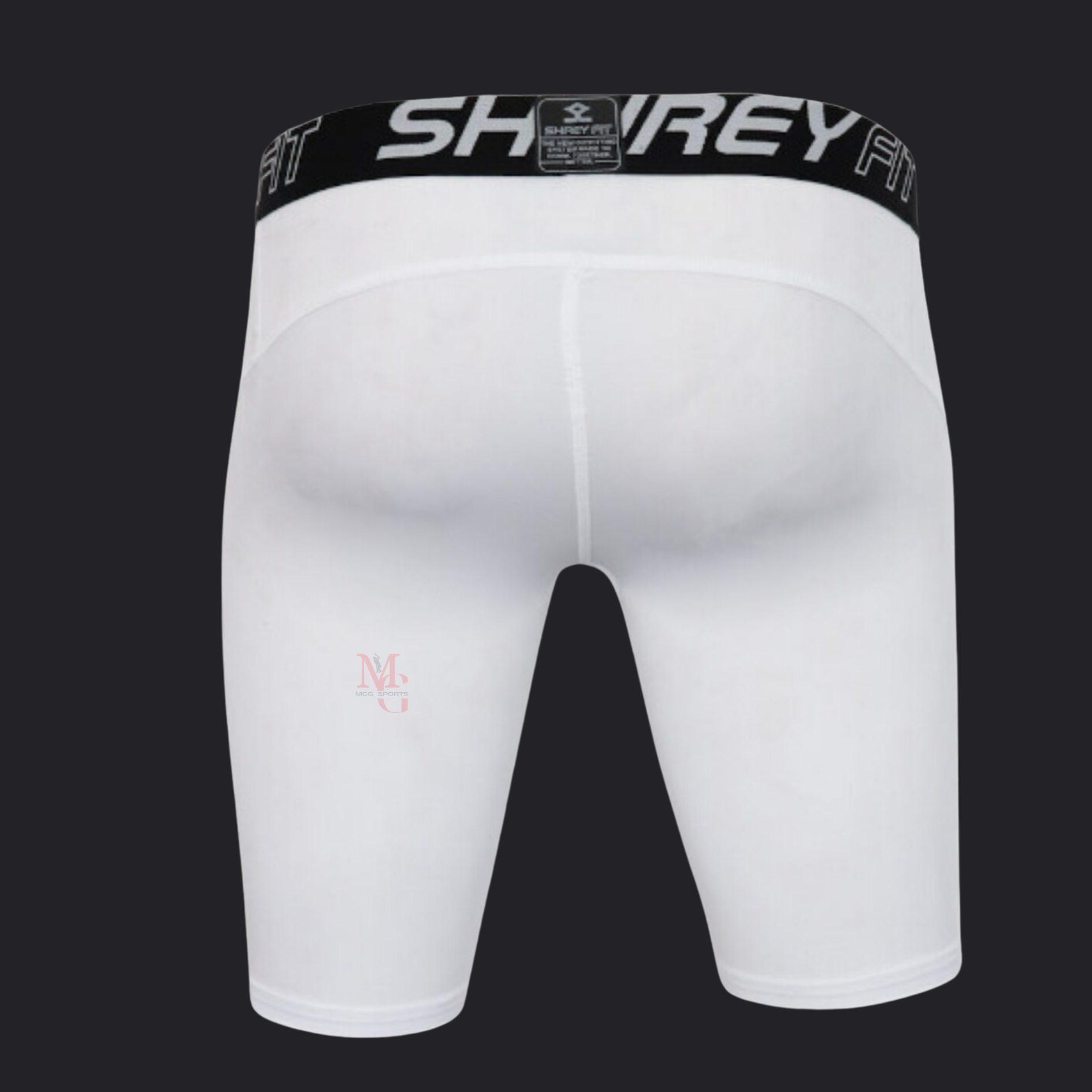 Image of SHREY INTENSE BASELAYER SHORTS WHITE