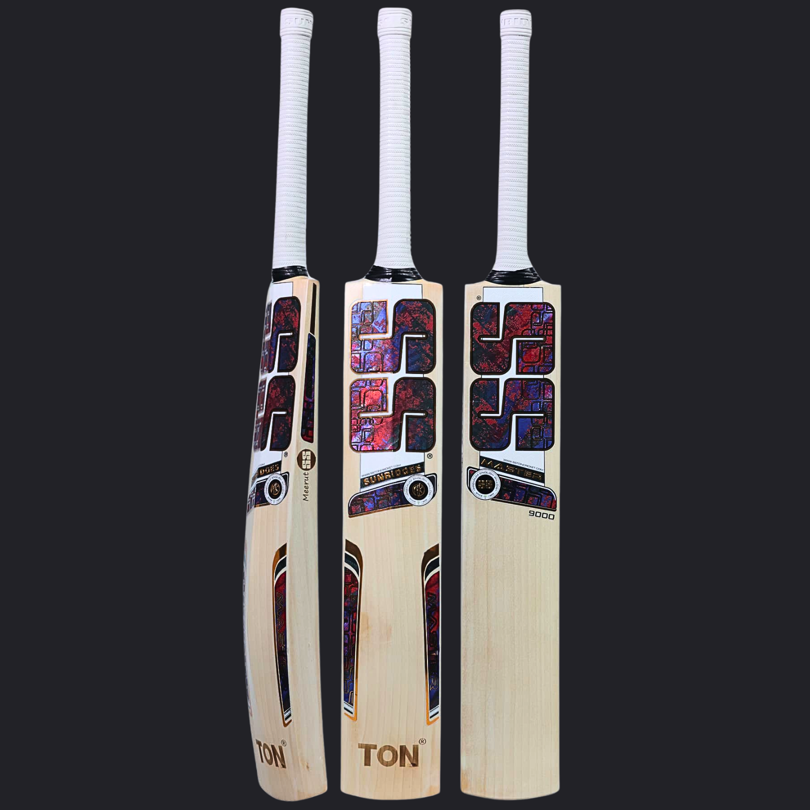 Image of SS Master 9000 Grade 1+ English Willow Cricket Bat - SH