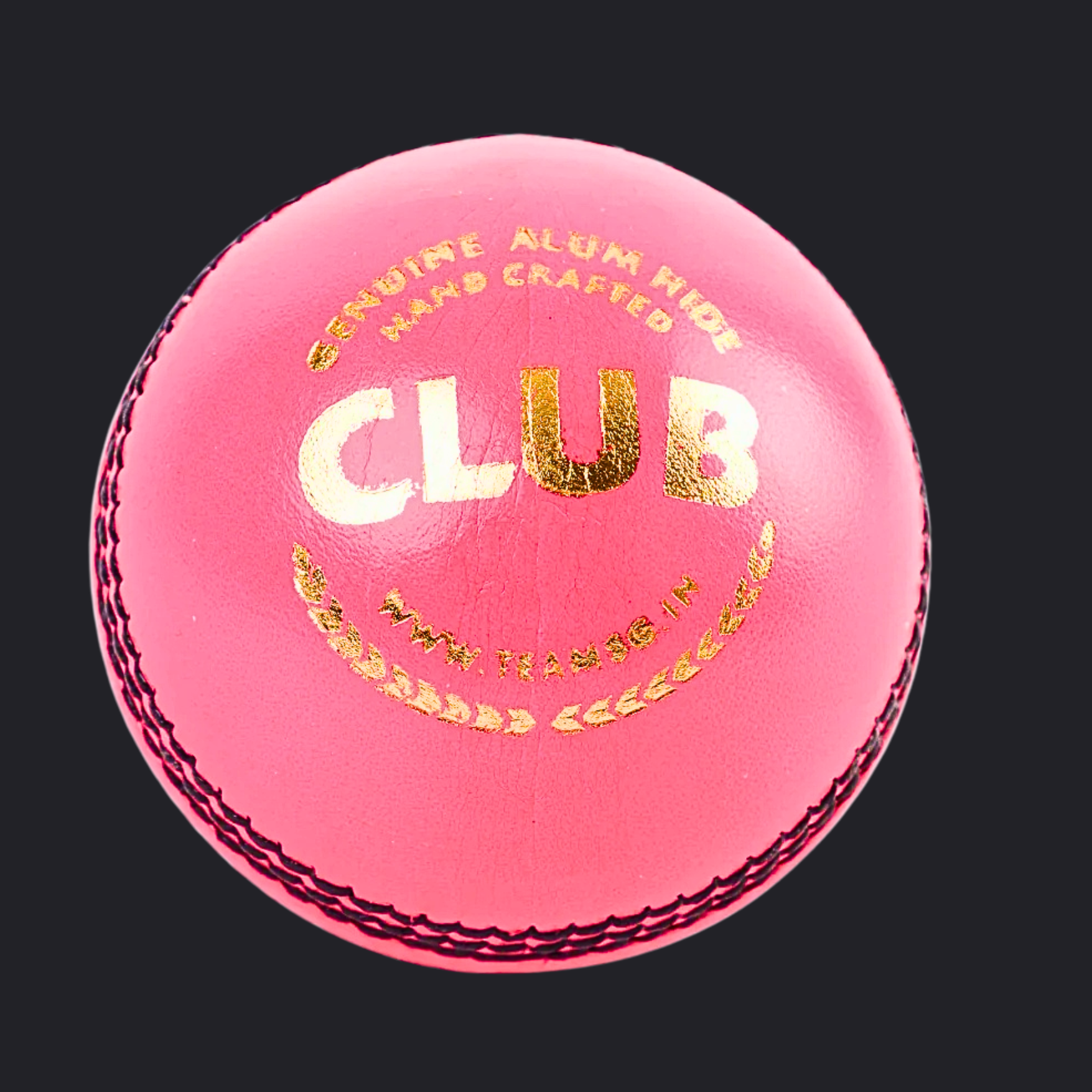 Image of SG Club - Pink Cricket Leather Ball
