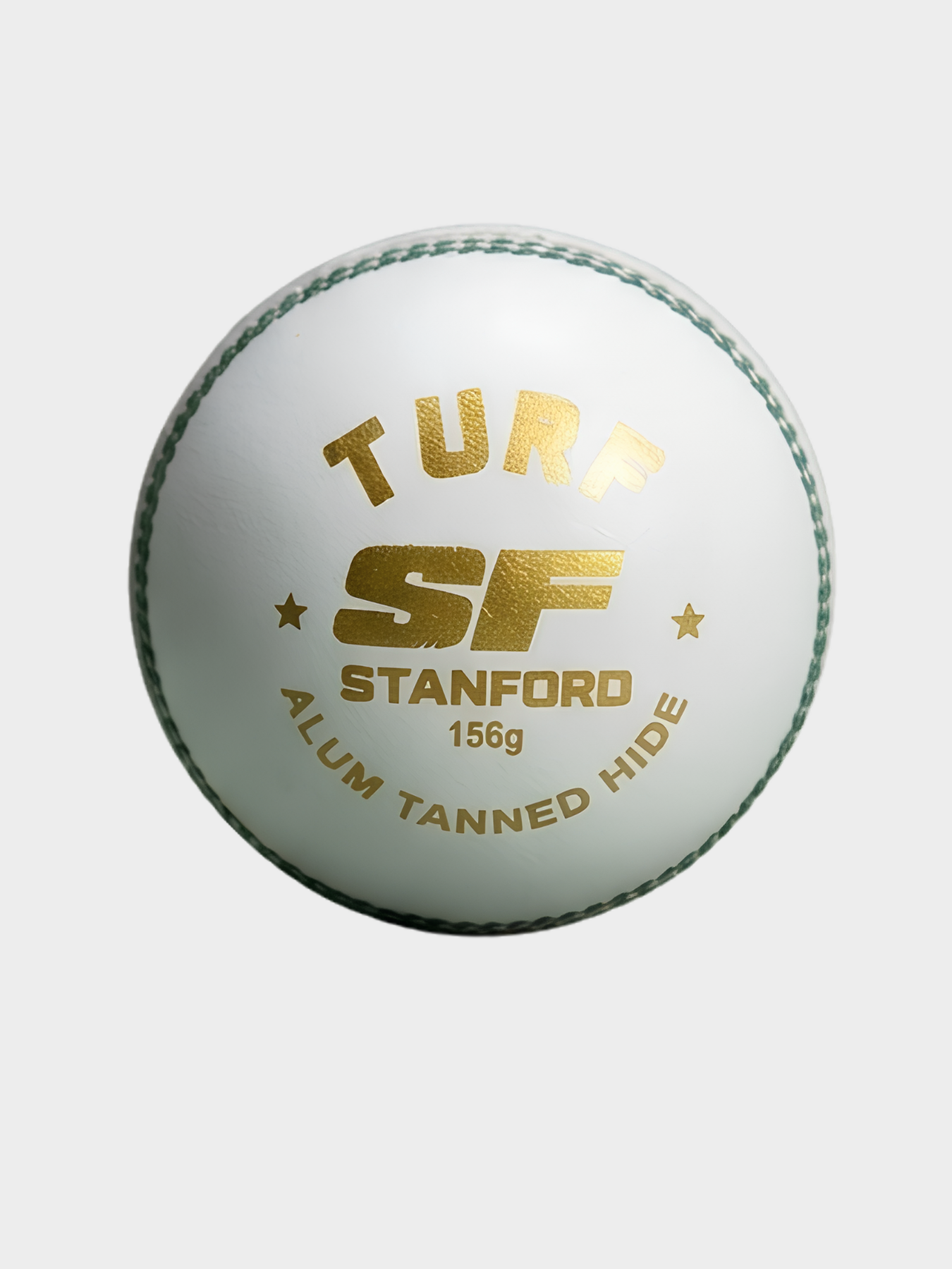 SF 2-Piece Cricket Ball – White (Top Quality Leather)