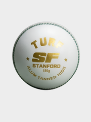 SF 2-Piece Cricket Ball – White (Top Quality Leather)