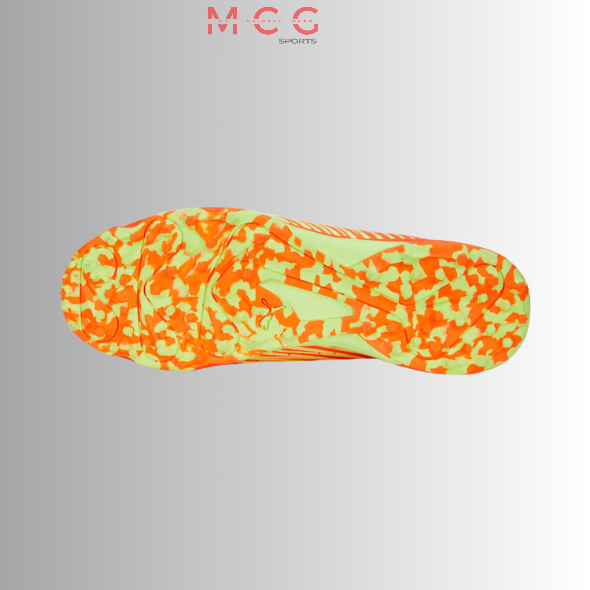 Image of PUMA 22 FH Rubber Unisex Cricket Shoes Ultra Orange-Fast Yellow