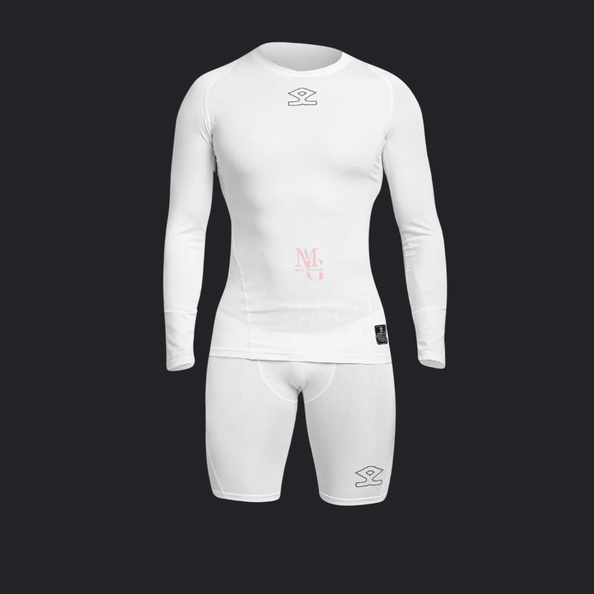 Image of SHREY INTENSE BASELAYER SHORTS WHITE