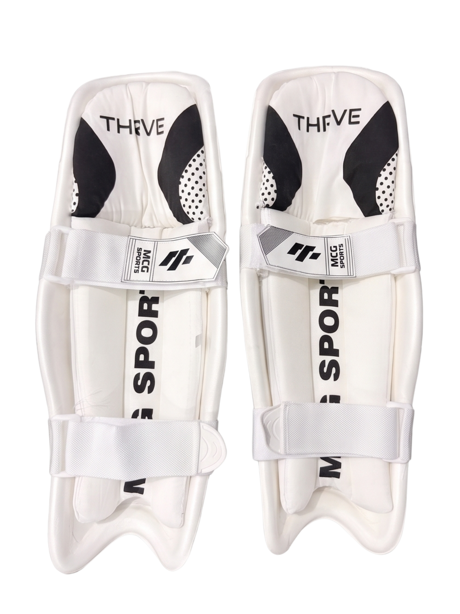 MCG Sports THRIVE Junior Cricket Batting Pads – PE Moulded Lightweight Pads with Ergonomic Straps