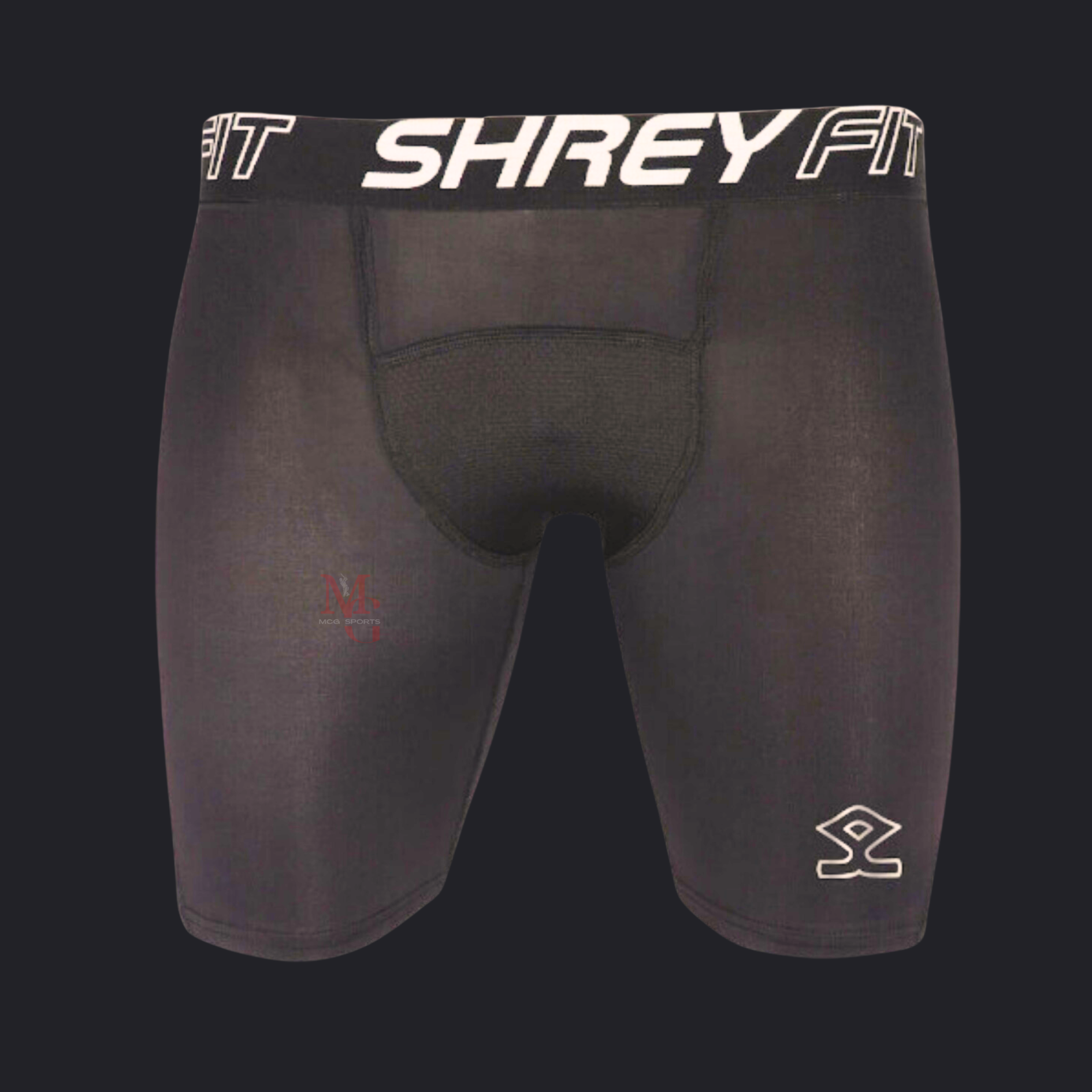 SHREY INTENSE BASELAYER SHORTS WHITE