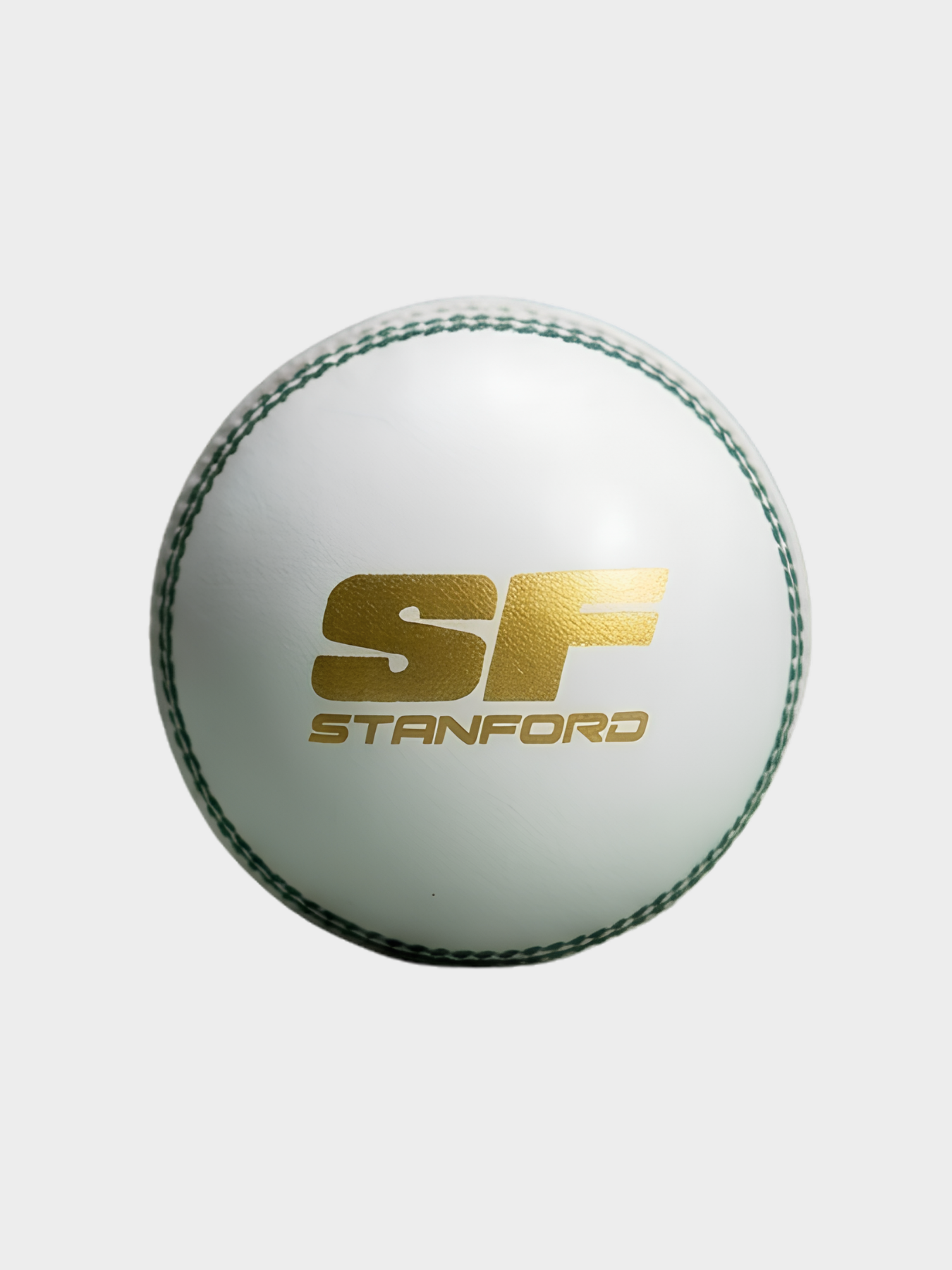 SF 2-Piece Cricket Ball – White (Top Quality Leather)