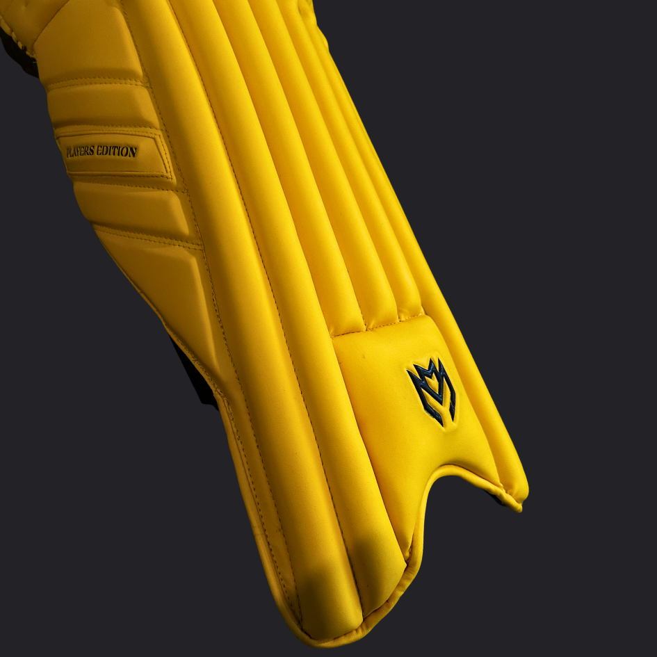 Image of Pro Players Cricket Batting Pads - Yellow