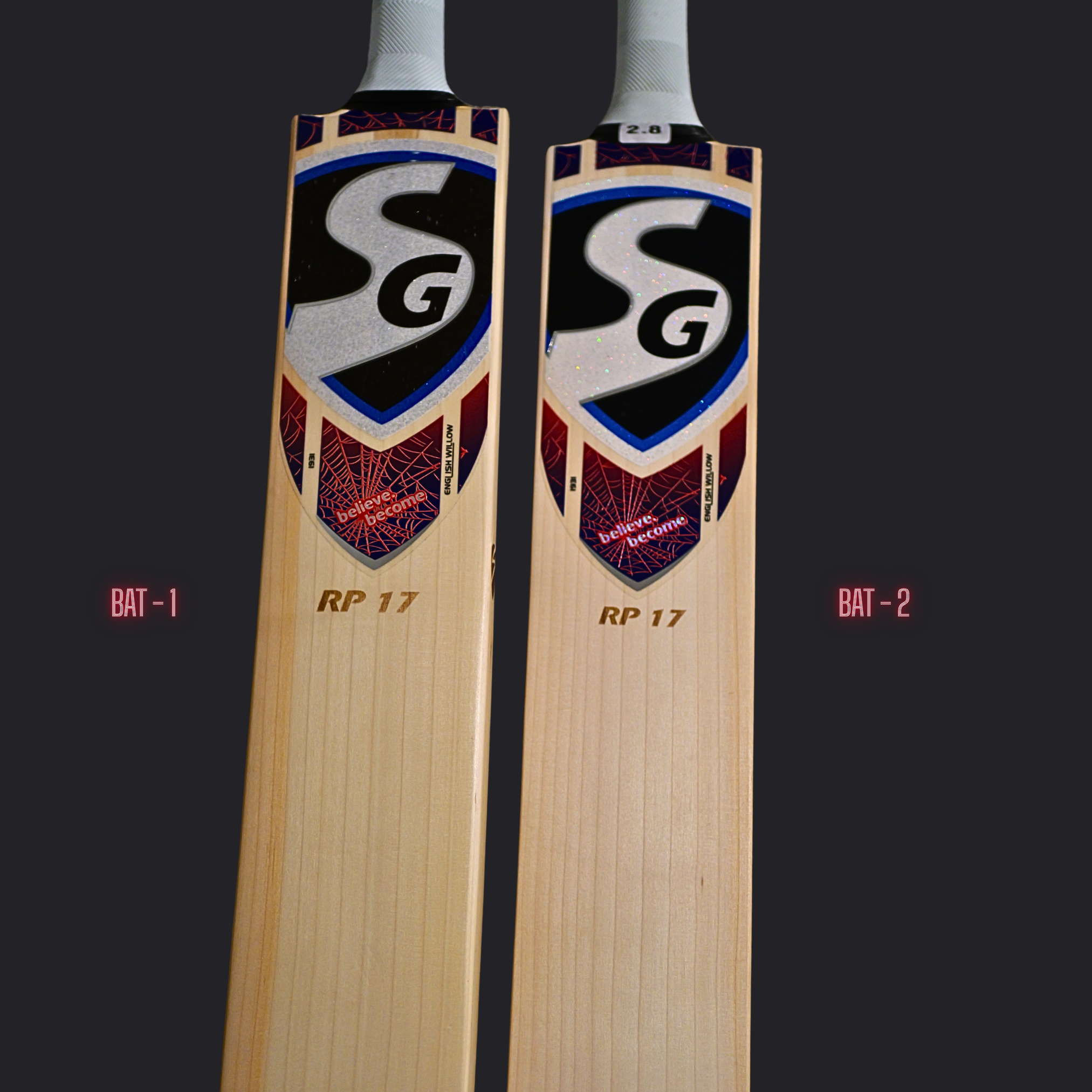 SG - RP 17 (Rishabh Pant) English Willow Cricket Bat - SH