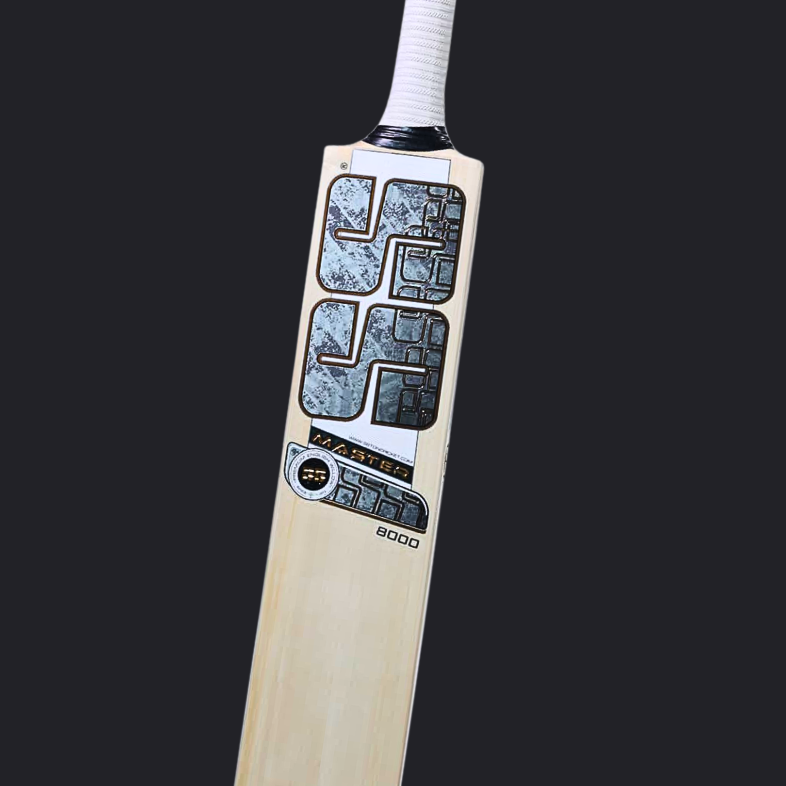 SS Master 8000 Grade 1 English Willow Cricket Bat - SH