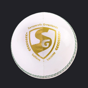 SG Club - White Cricket Leather Ball