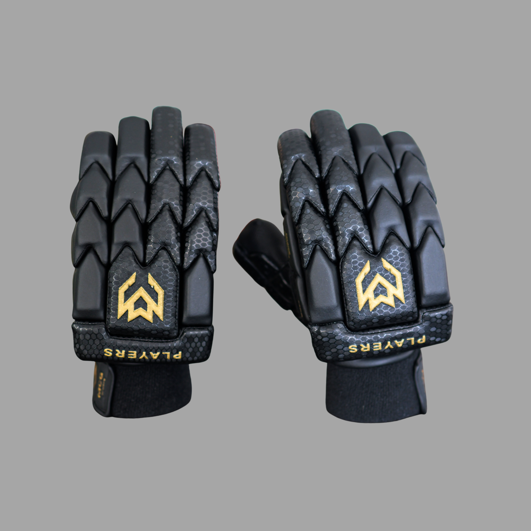 Image of Players Edition Batting Gloves - Black & Gold