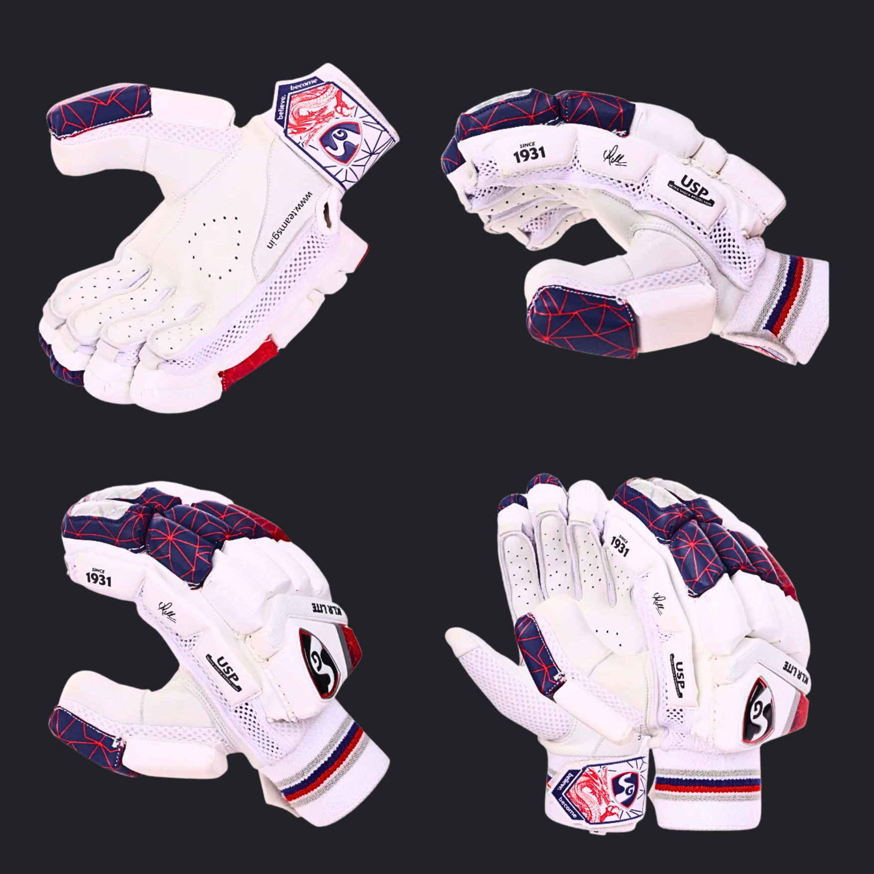 SG KLR LITE Batting Gloves