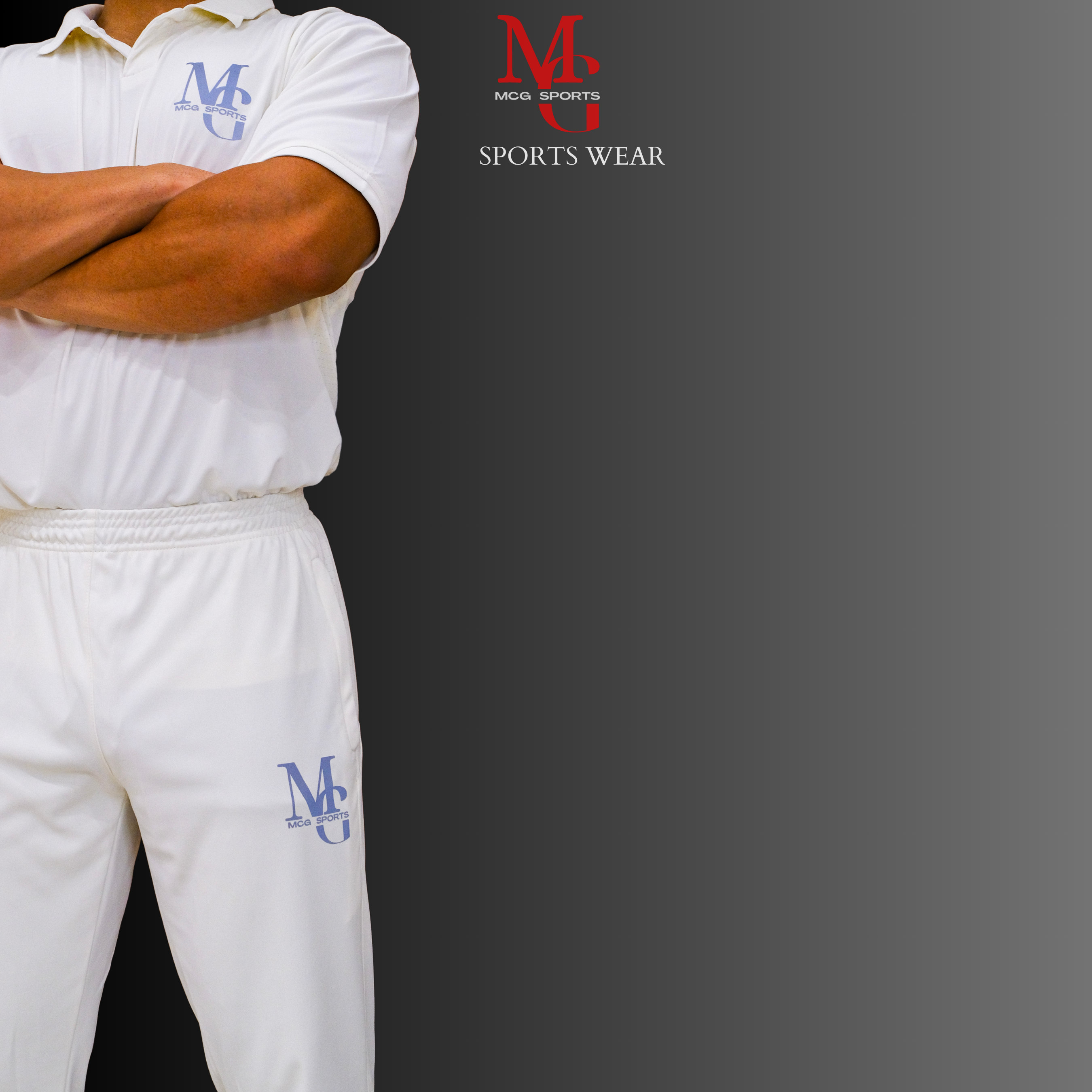 MCG Premium Cricket Shirt - White