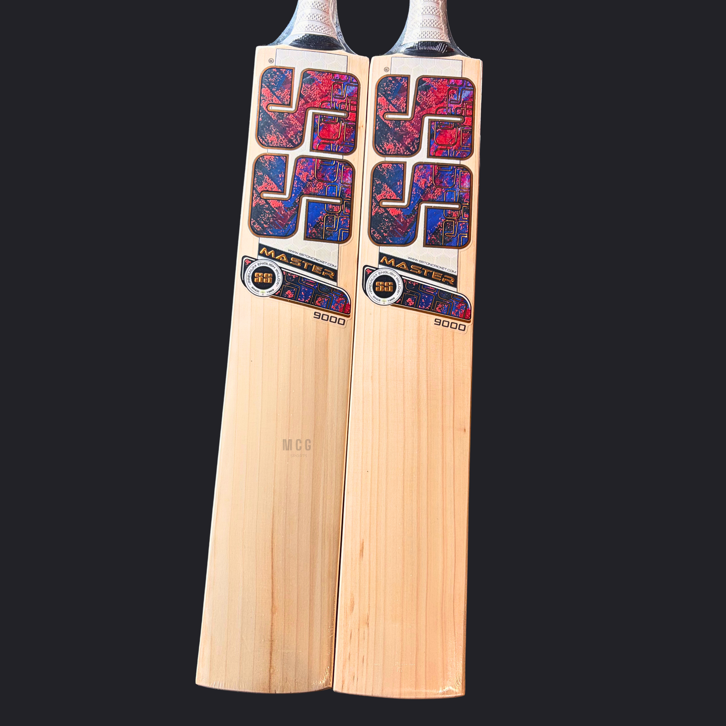 SS Master 9000 Grade 1+ English Willow Cricket Bat - SH