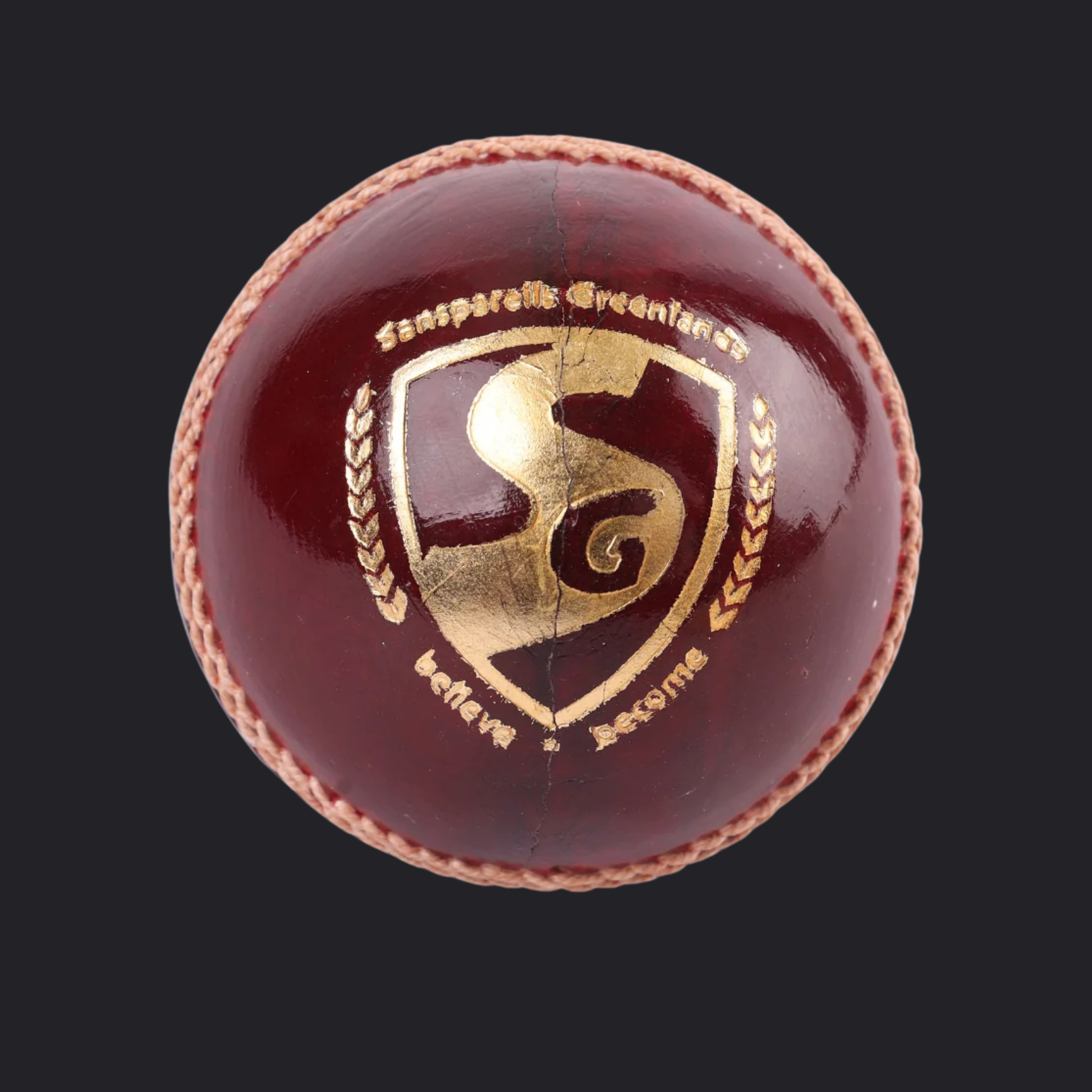 Image of SG Club - RED Cricket Leather Ball