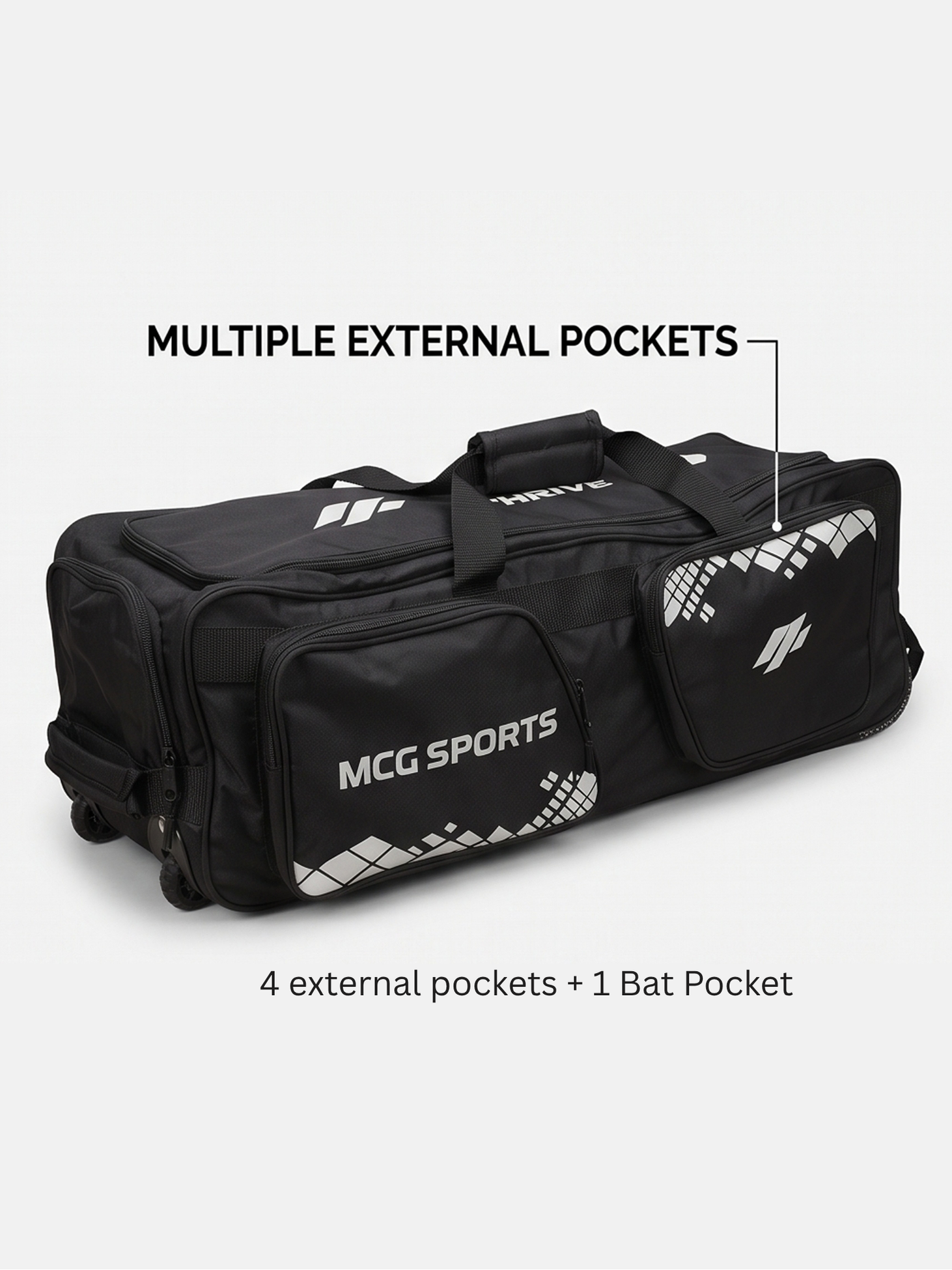 MCG Sports Thrive Junior Cricket Kit Bag – Wheelie